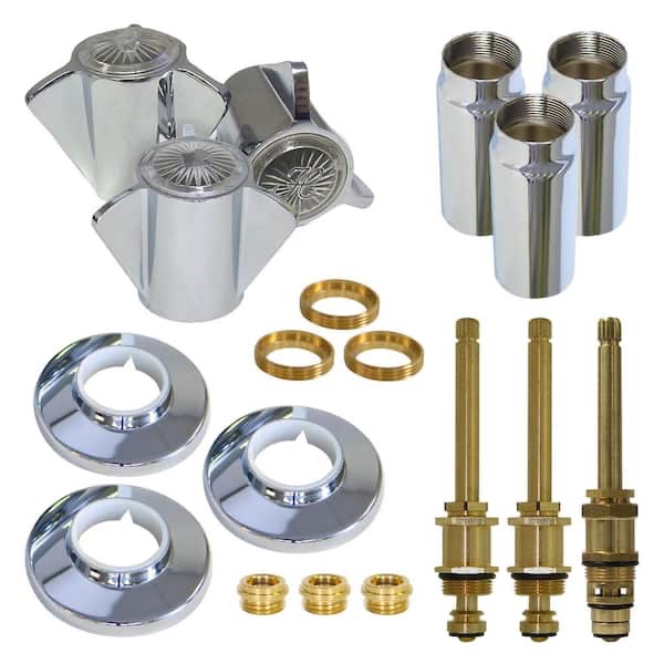 Shower Valve Repair Kit In Chrome Finish for Sayco