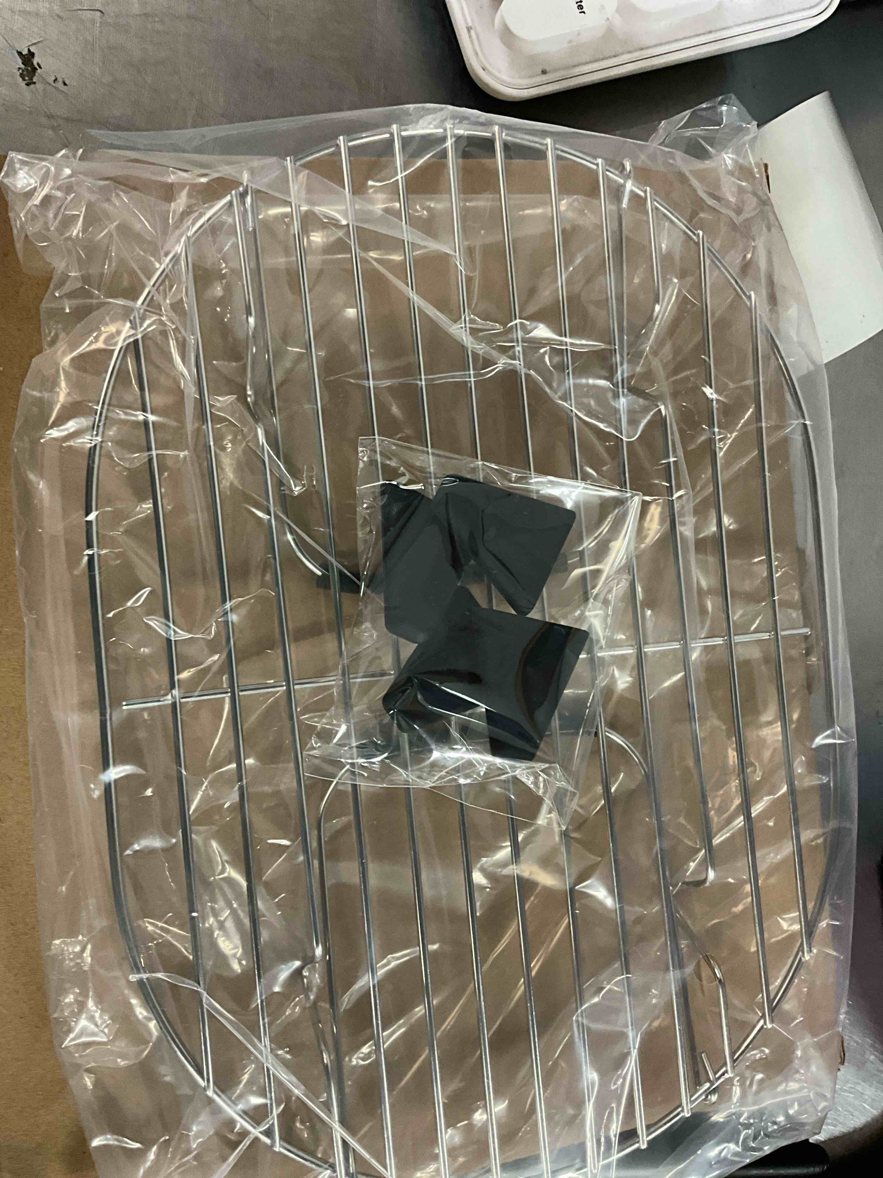 Condition photo showing Brand New for BYKITCHEN Roast and Steamer Rack Compatible with Ninja Foodi Possible Cooker Pro 8.5 Quart MC1000, MC1001, MC1010 Slow Cooker Crock, Ninja Possible Cooker Pro Accessories with Silicone Feet & Handles