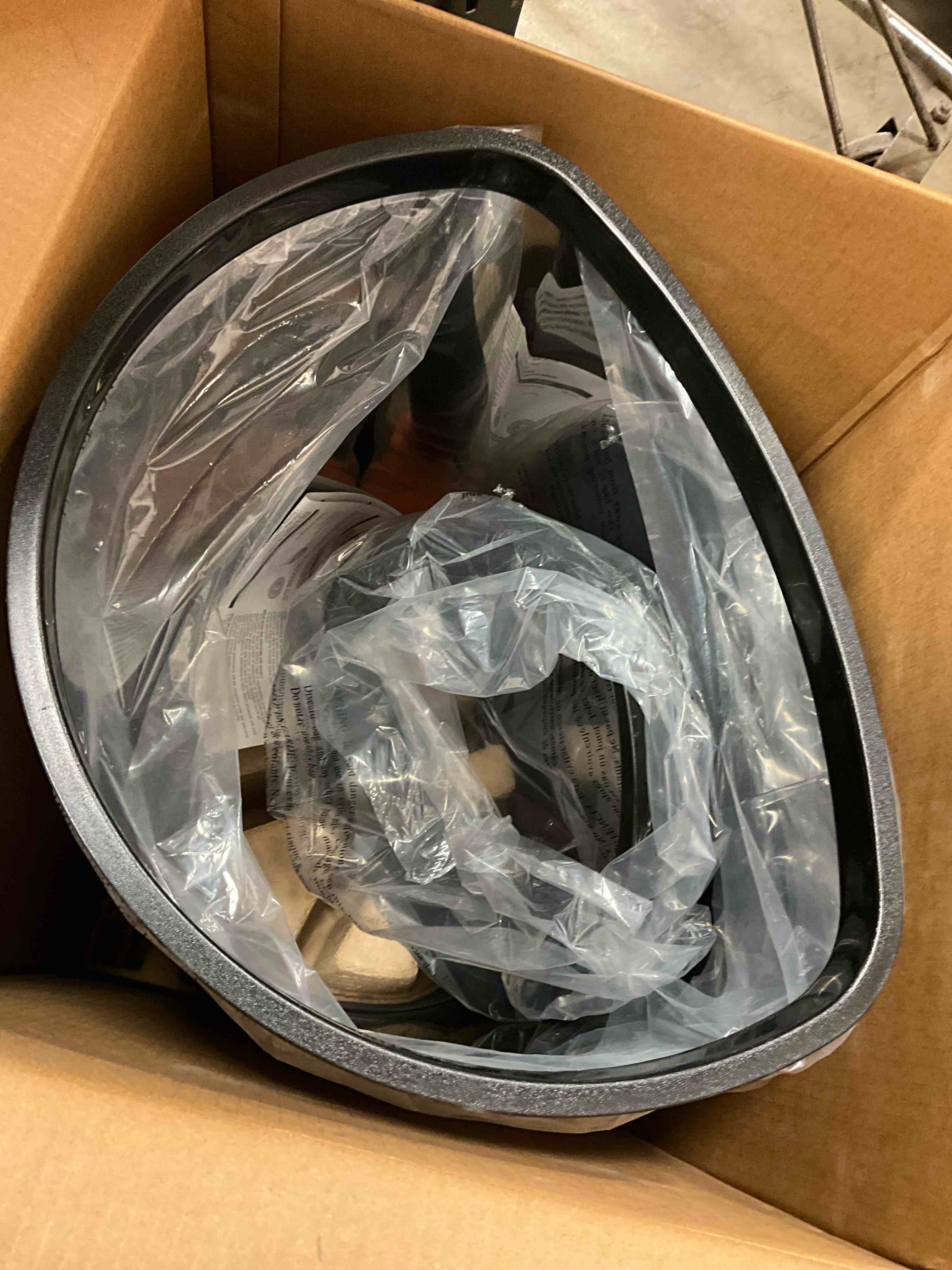 Condition photo showing New/Like New for 13 Gal. Black Open Top Lid Stainless Steel Trash Can