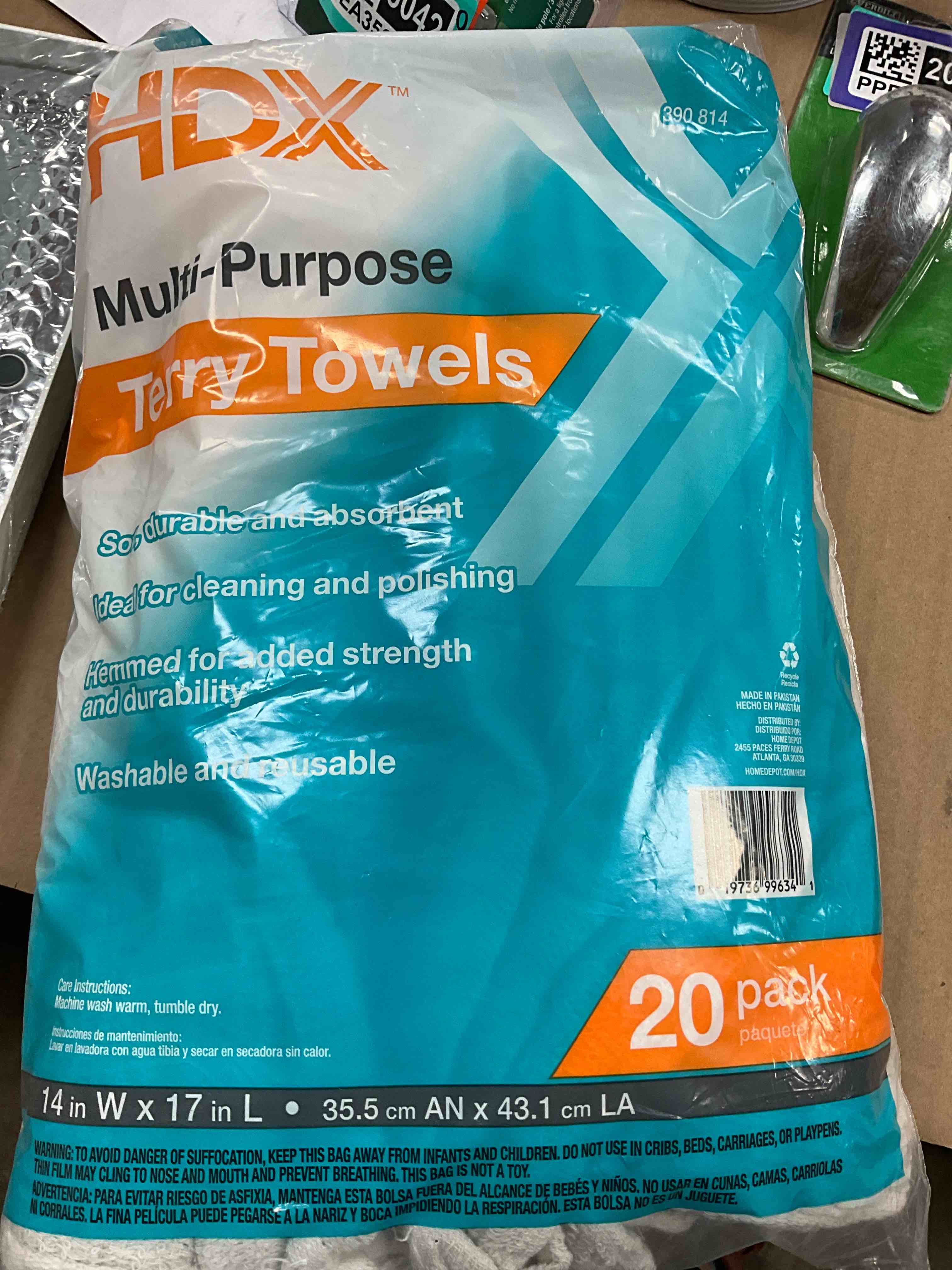 Condition photo showing New/Like New for Terry Towels (20-Pack)