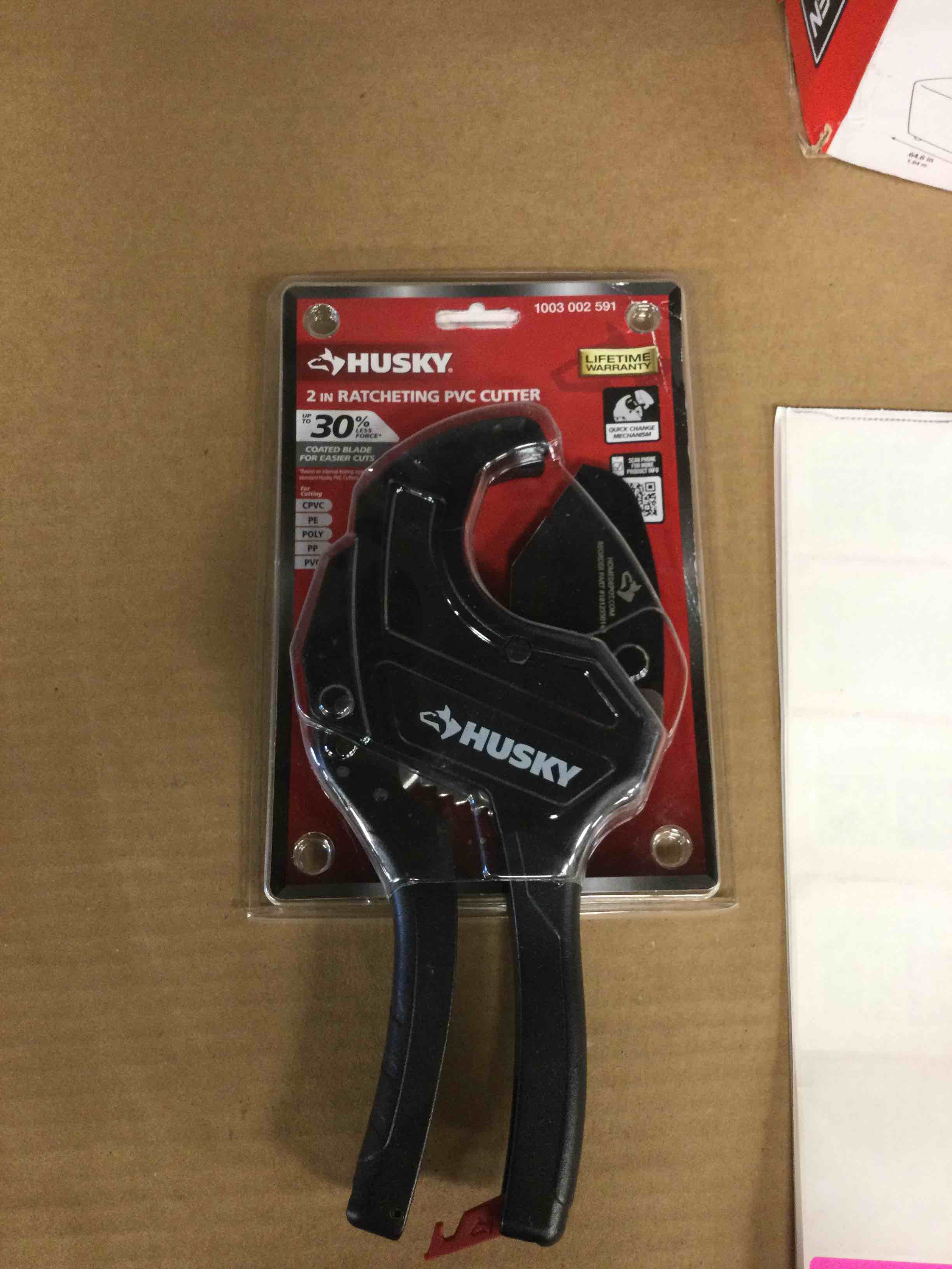 Condition photo showing New/Like New for 2 in. ratcheting pvc cutter