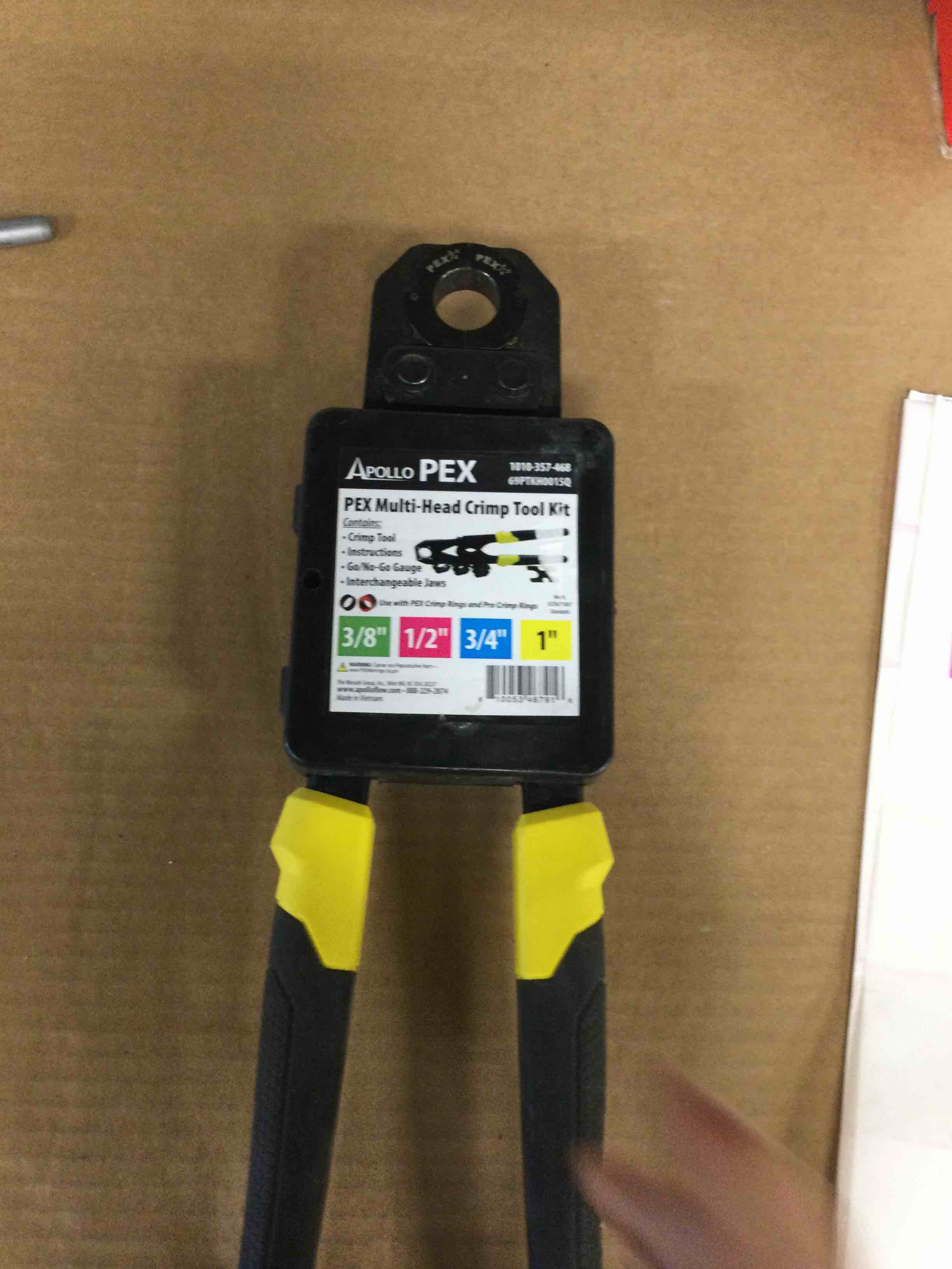 Condition photo showing New/Like New for apollo pex multi-head crimp tool kit