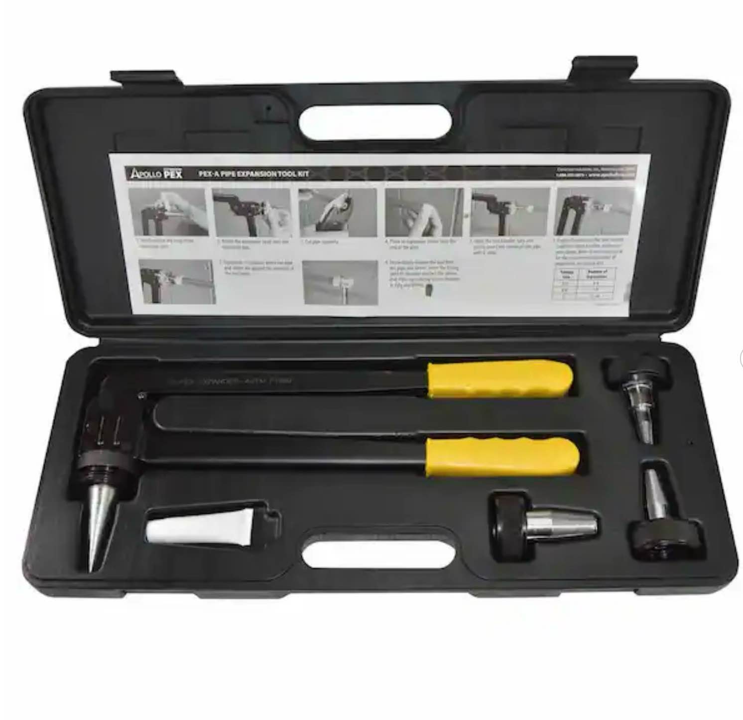 Apollo PEX-A Expansion Tool Kit with 1/2 in. and 3/4 in. Expander Heads