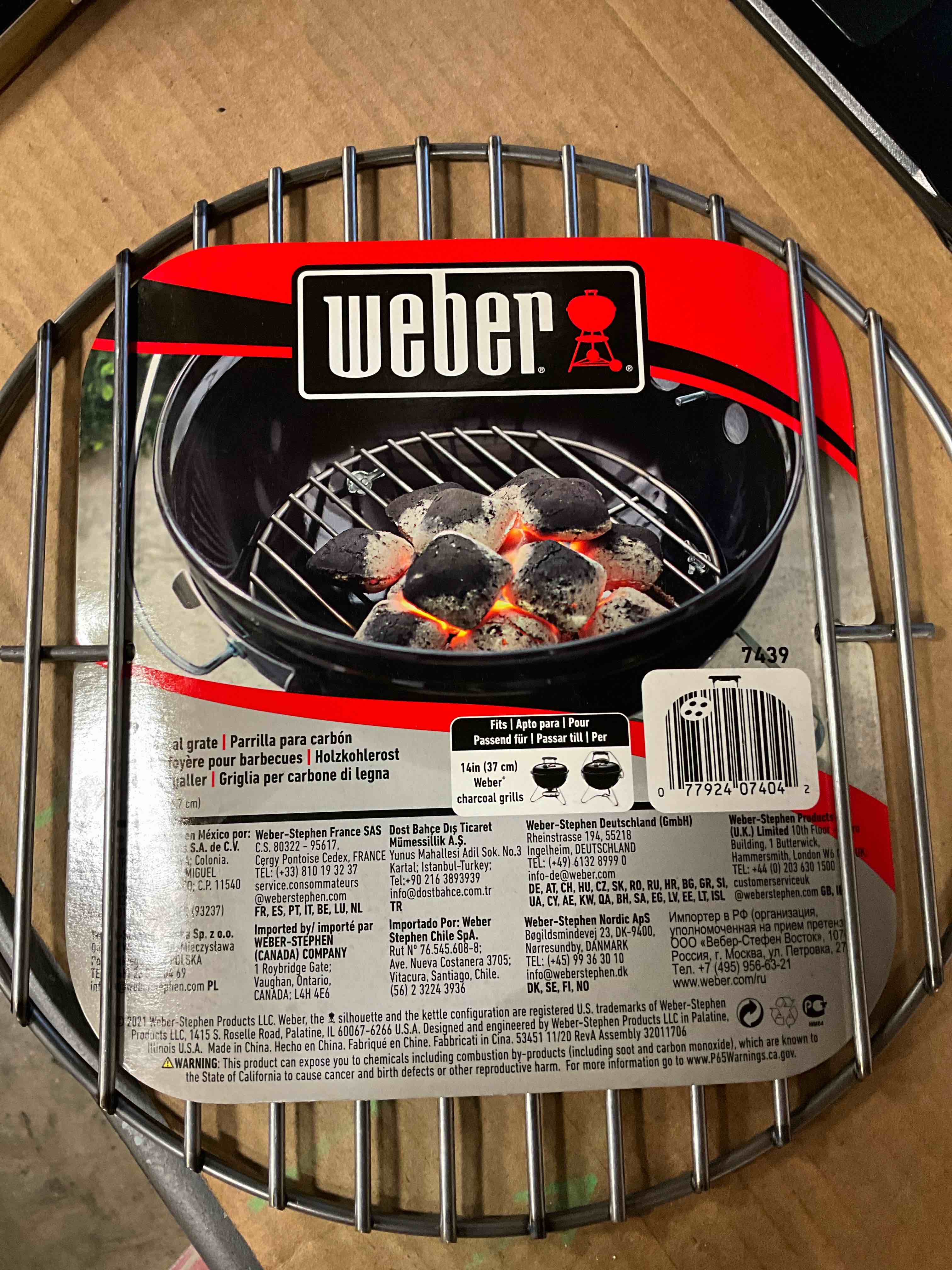 Condition photo showing New/Like New for weber 7439 replacement charcoal grate