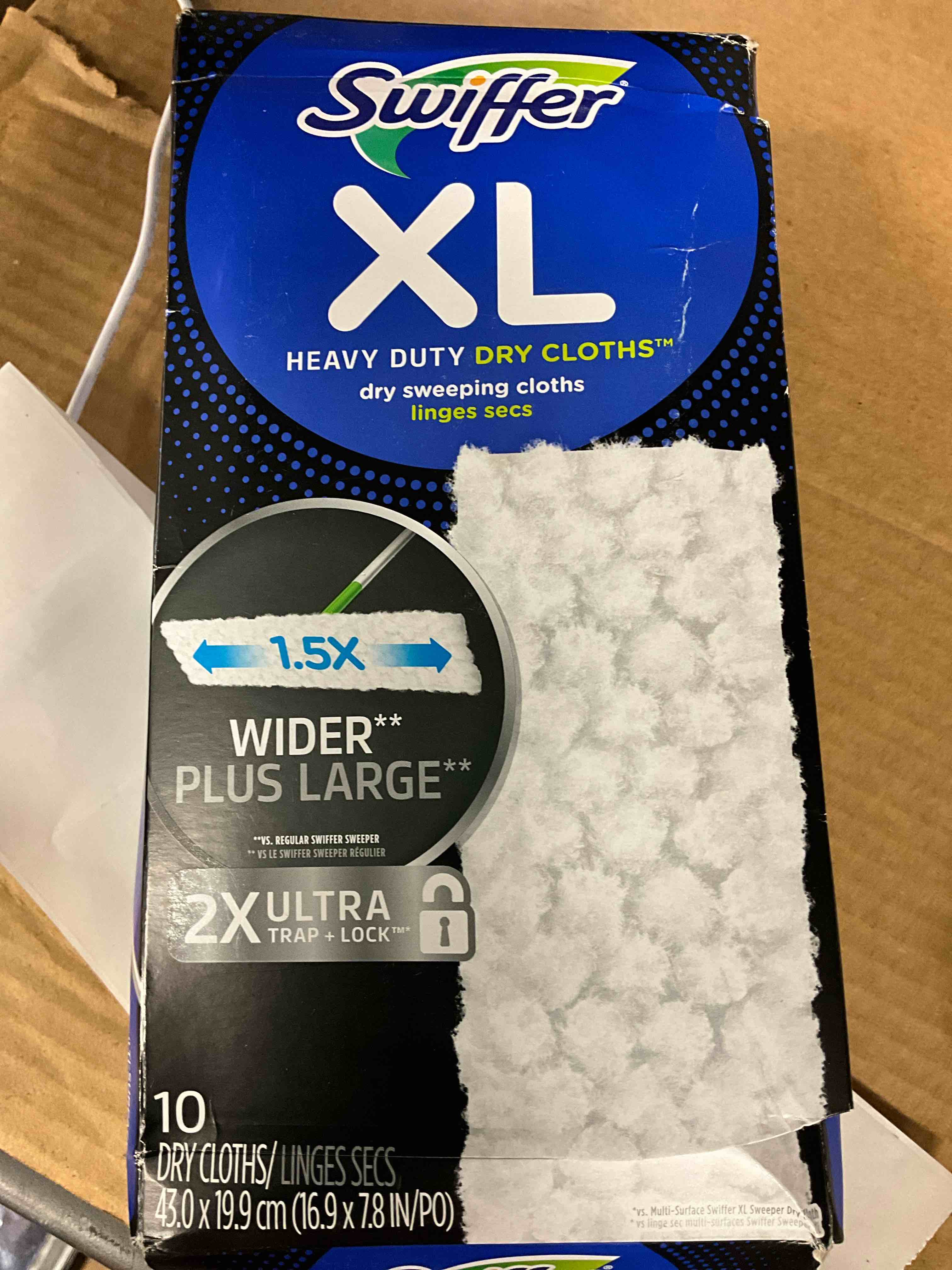 Condition photo showing New/Like New for swiffer® xl heavy duty dry sweeping cloths one size