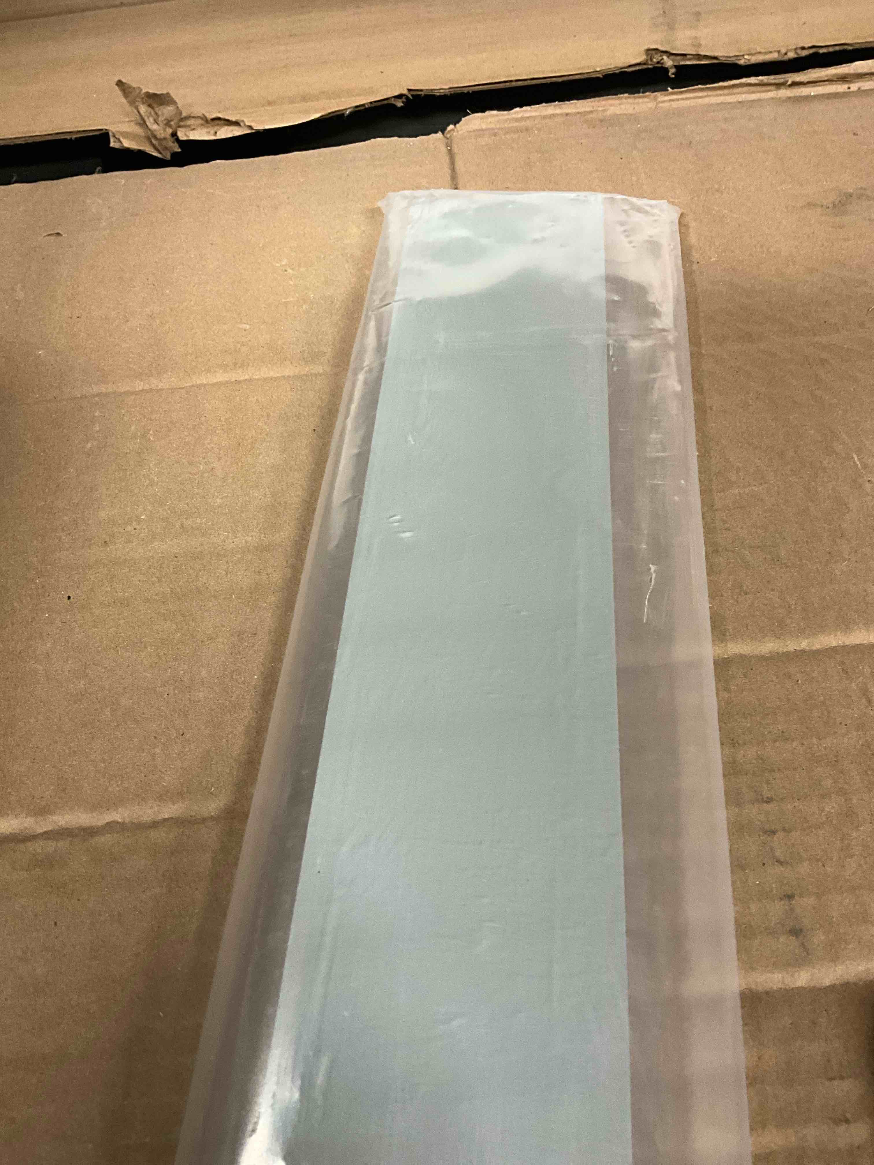 Condition photo showing New/Like New for arlington veiled gray plywood shaker assembled kitchen cabinet filler strip 3 in. w x 0.75 in. d x 30 in. h