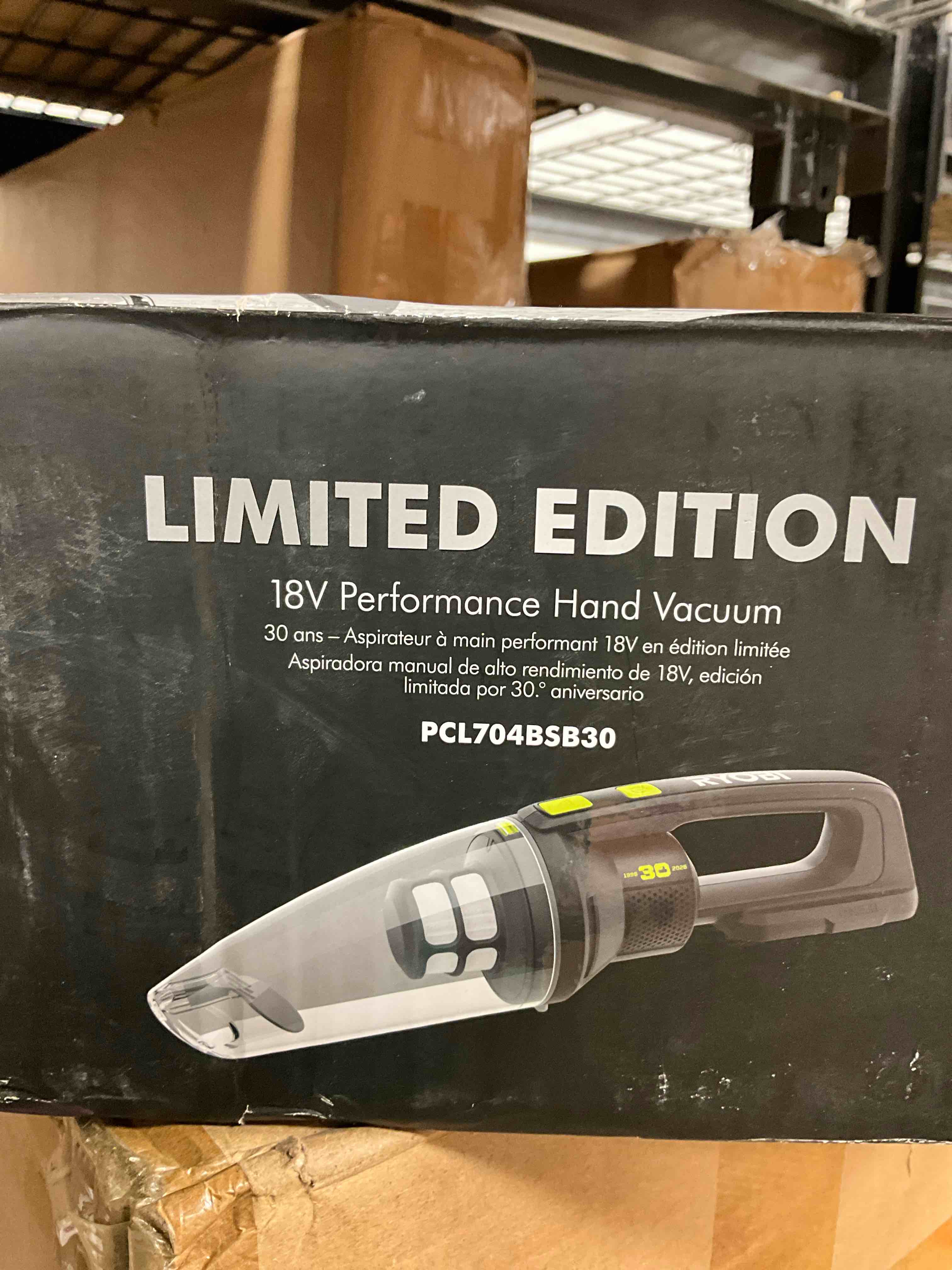 Condition photo showing New/Like New for one+ 18v cordless performance handheld vacuum 30th anniversary edition (tool only)