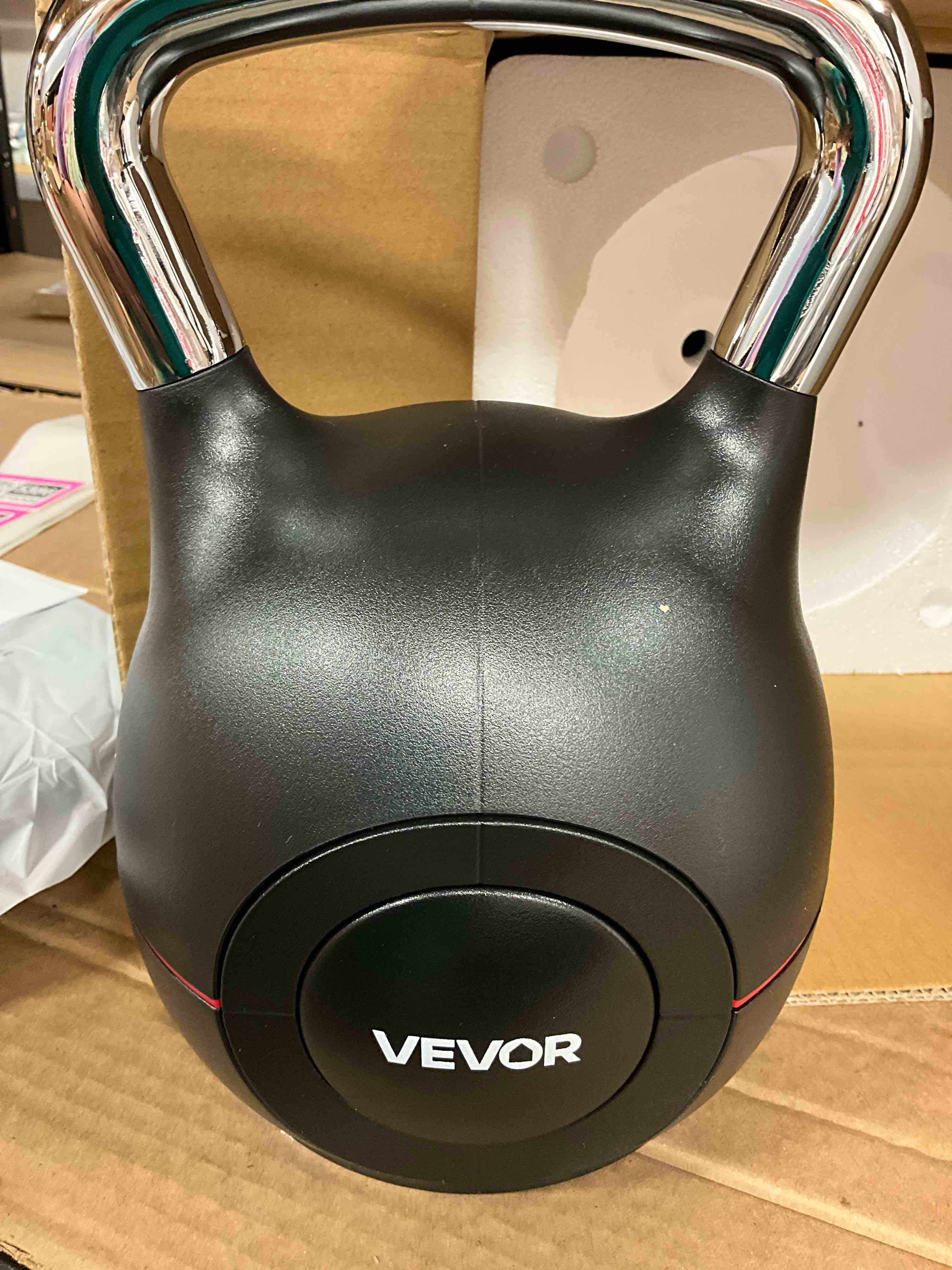 Condition photo showing New/Like New for adjustable kettlebell, 7 weights (3.5-22.5 lbs.), die-cast aluminum and abs, for strength and full-body workouts