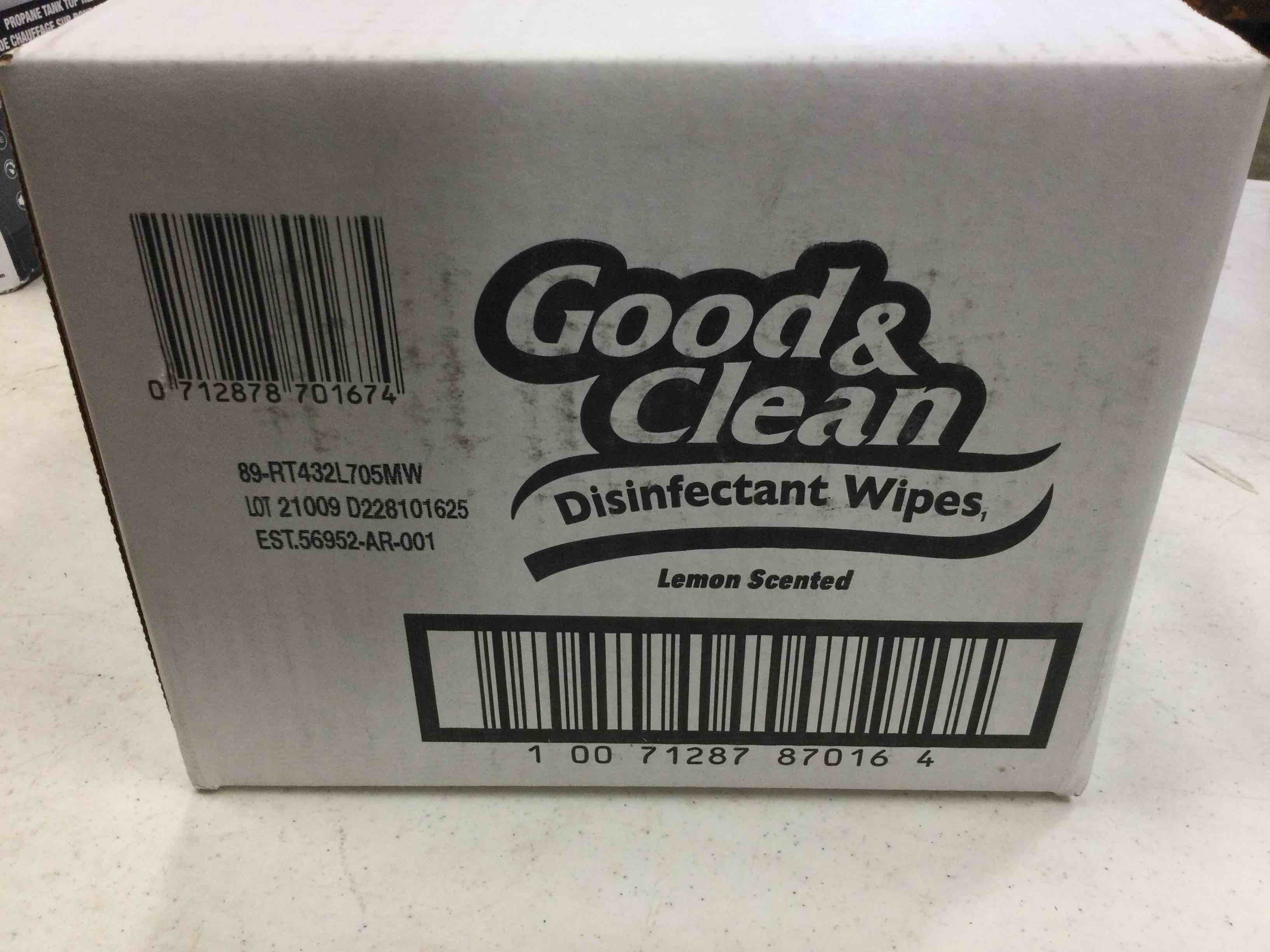 Good & Clean Wipes (432 Total Wipes; 36 per pk., 12 pk.)