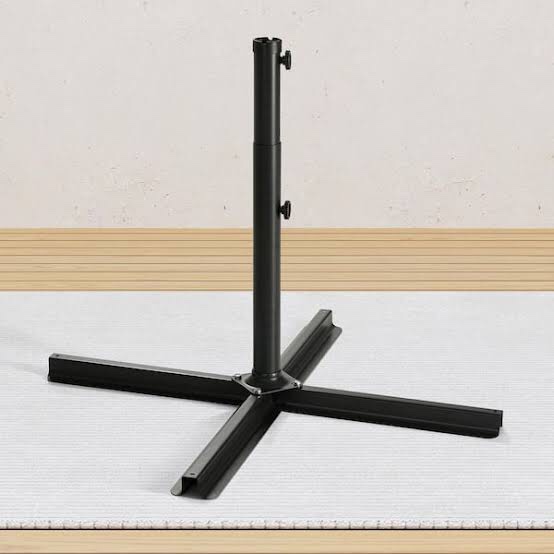 WESTIN OUTDOOR Heavy-Duty Patio Umbrella Base Cross Brace in Black