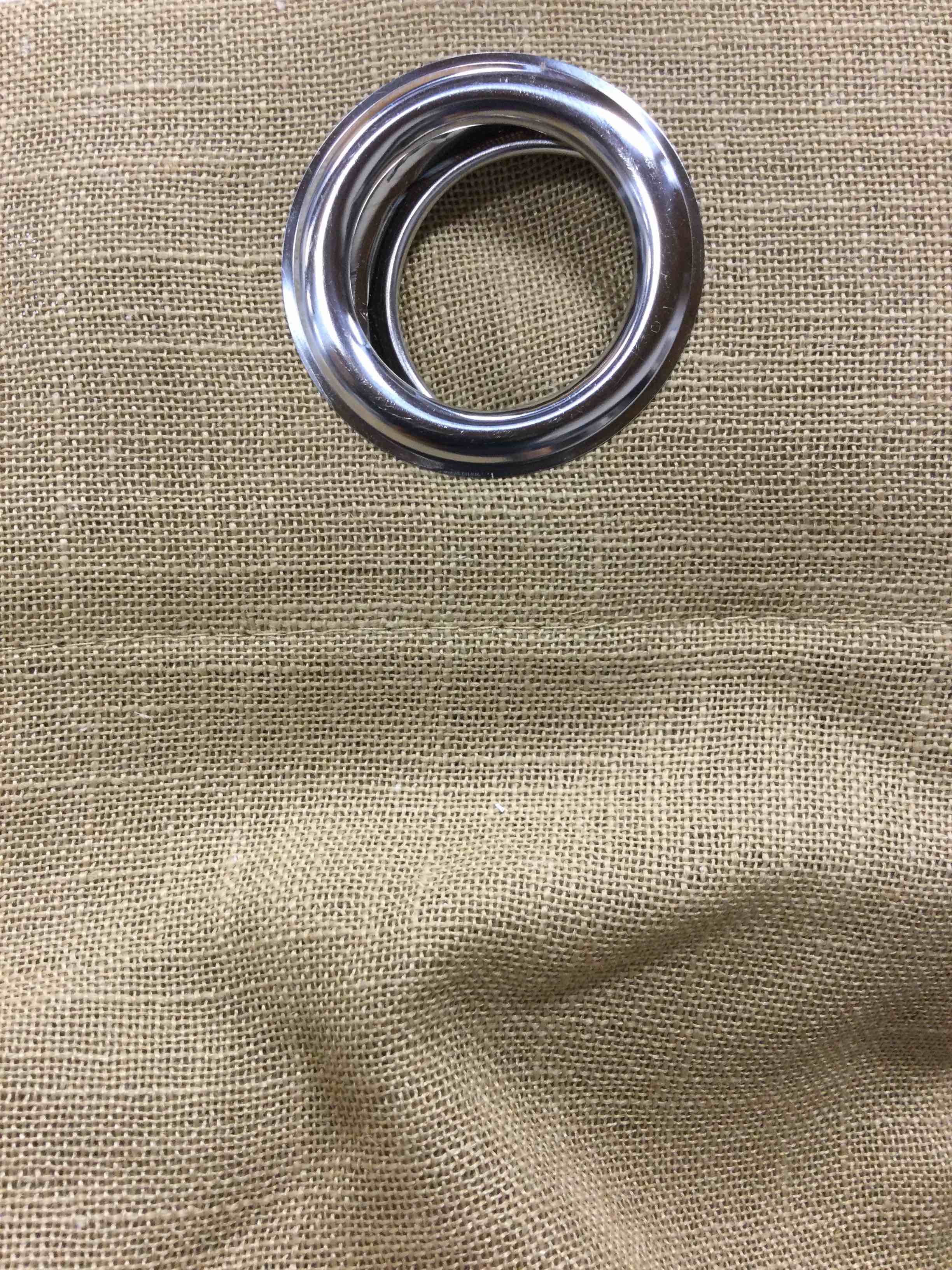 Miulee Curtains Sheer Grommets Faux Linen - (2 panels) - 52 x 90