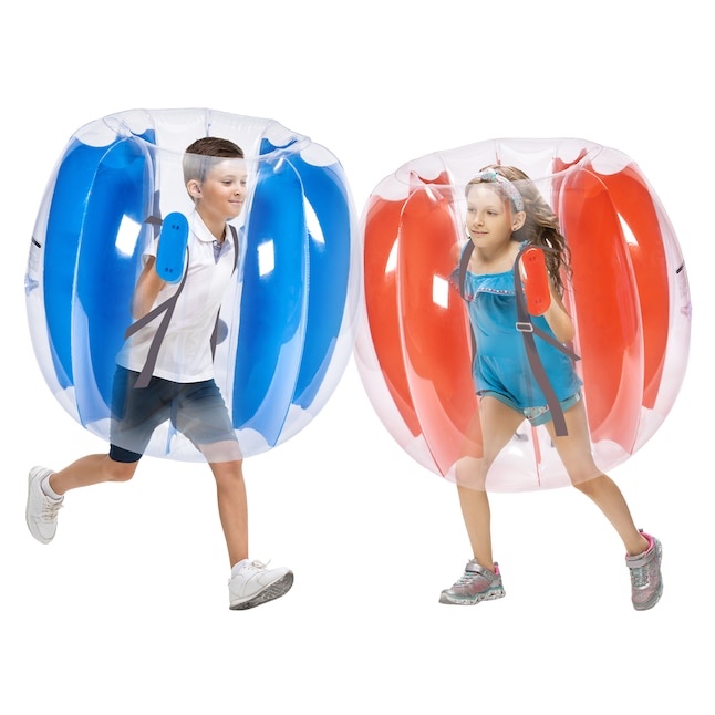 Inflatable Bumper Balls 2-Pack, 3FT/0.9M Body Sumo Zorb Balls for Kids & Teens, Durable PVC Human Hamster Bubble Balls for Outdoor Team Gaming Play, Bumper Bopper Toys for Playground, Yard