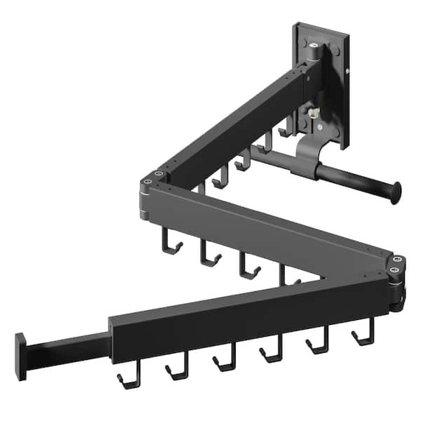 220 lbs. Upgrade Retractable Wall Mount Clothes Drying Rack for Laundry Room