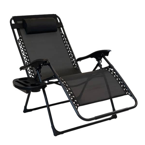 Black Metal Zero Gravity Chair