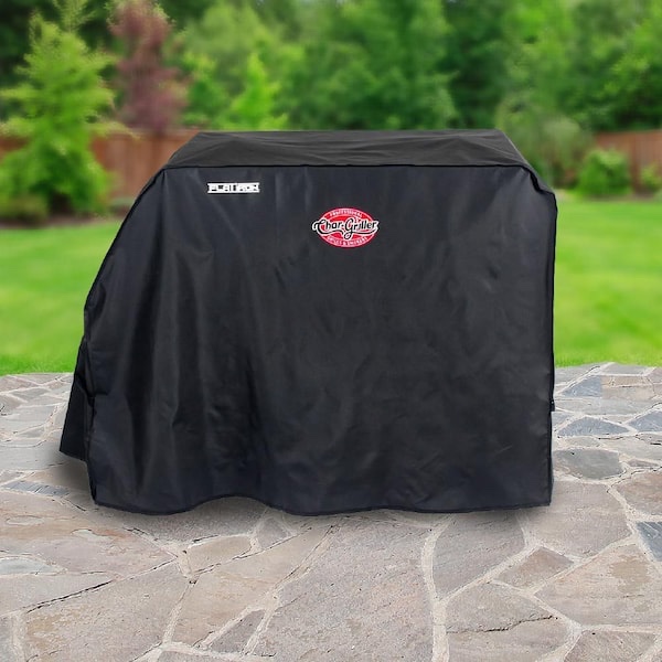 Char-Griller Flat Iron Griddle Grill with Lid Premium Cover