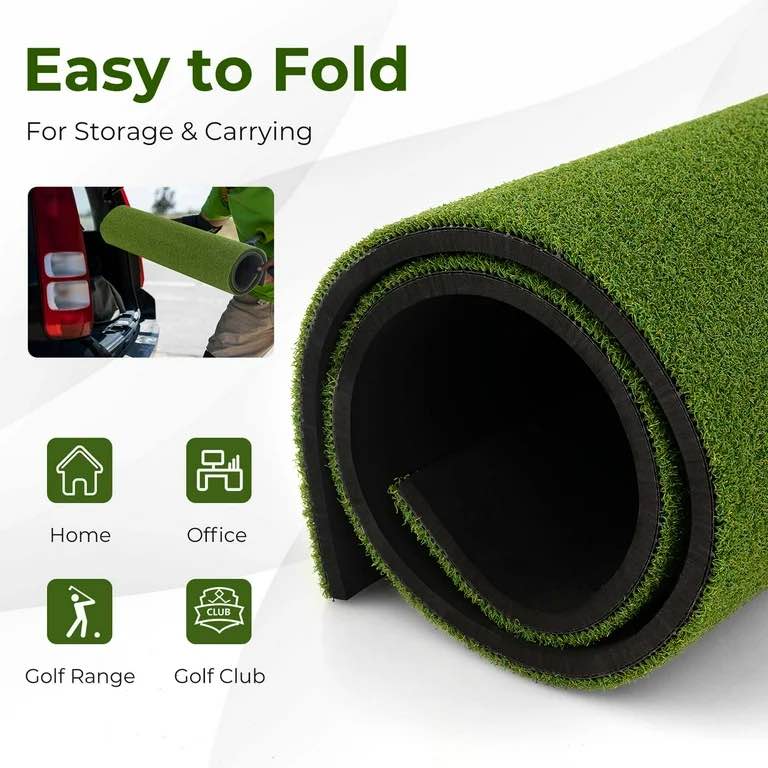 5 ft x 3 ft Artificial Grass Mat with Foam Bottom 