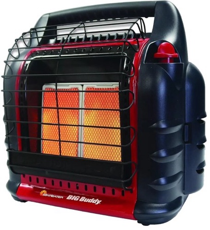 Out of Box. Portable Buddy 9,000 BTU Radiant Propane Indoor/Outdoor Space Heater