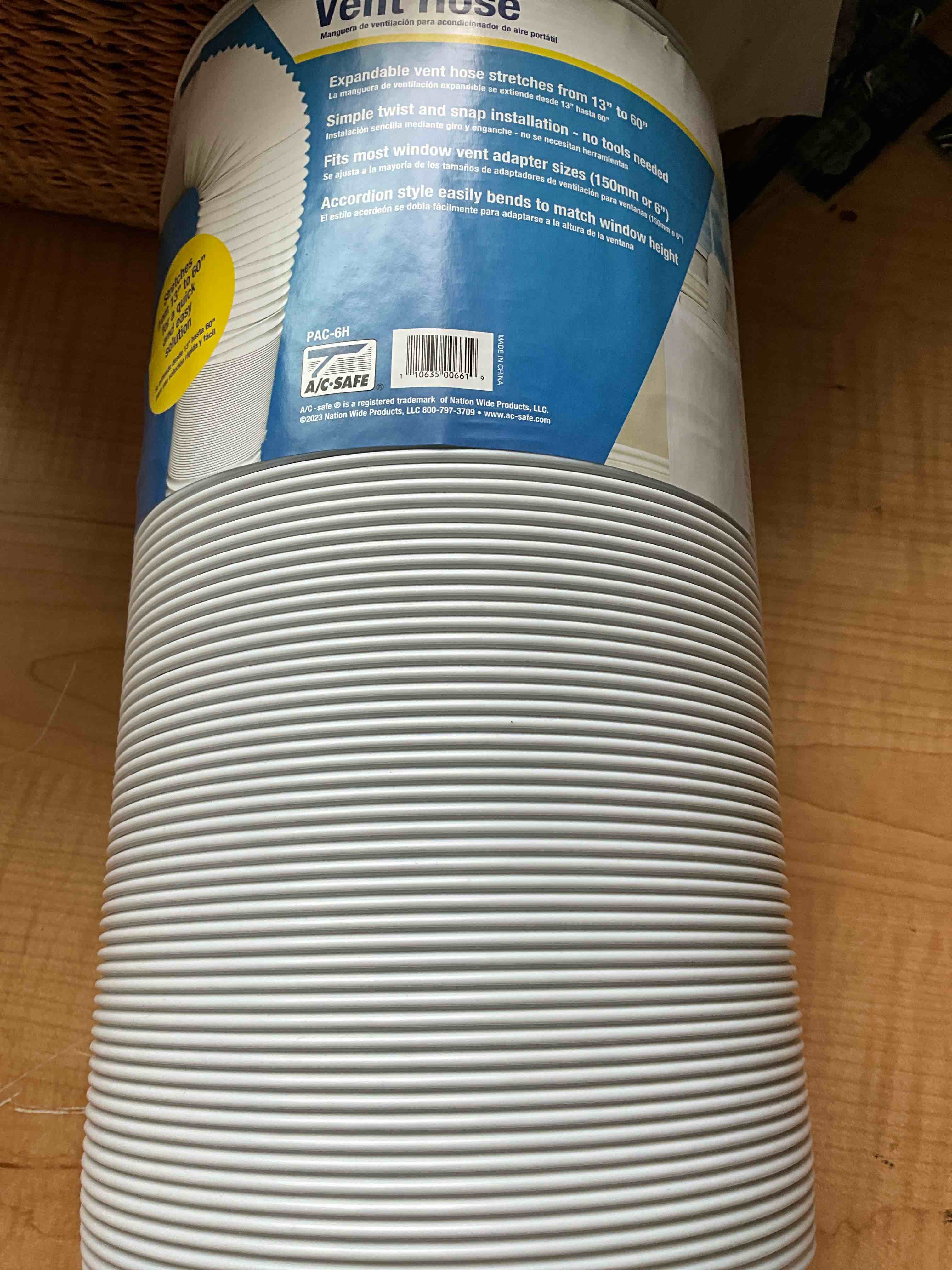 Condition photo showing New/Like New for Portable Air Conditioner Vent Hose, Stretches 13” to 60”