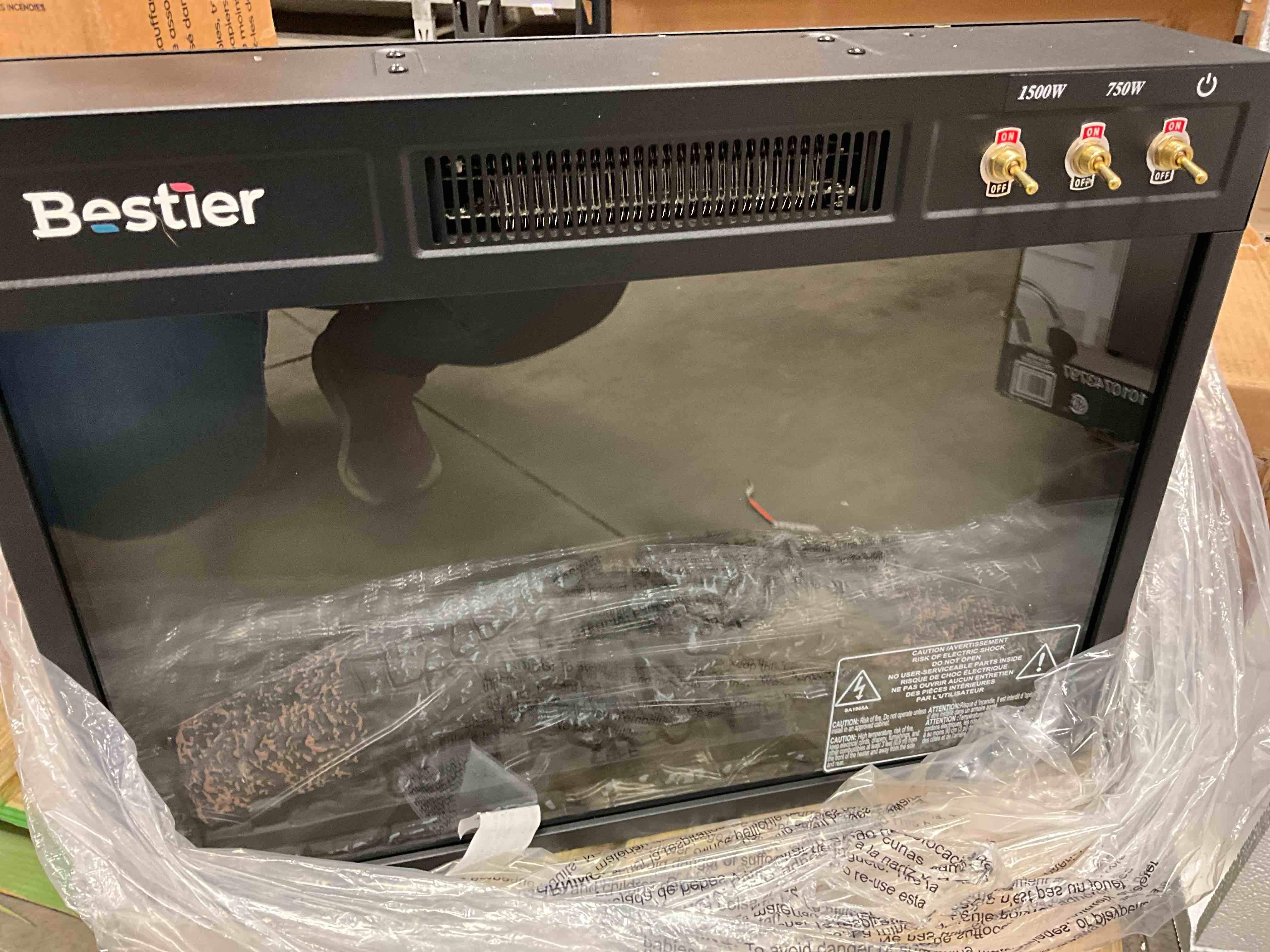 23” fireplace insert