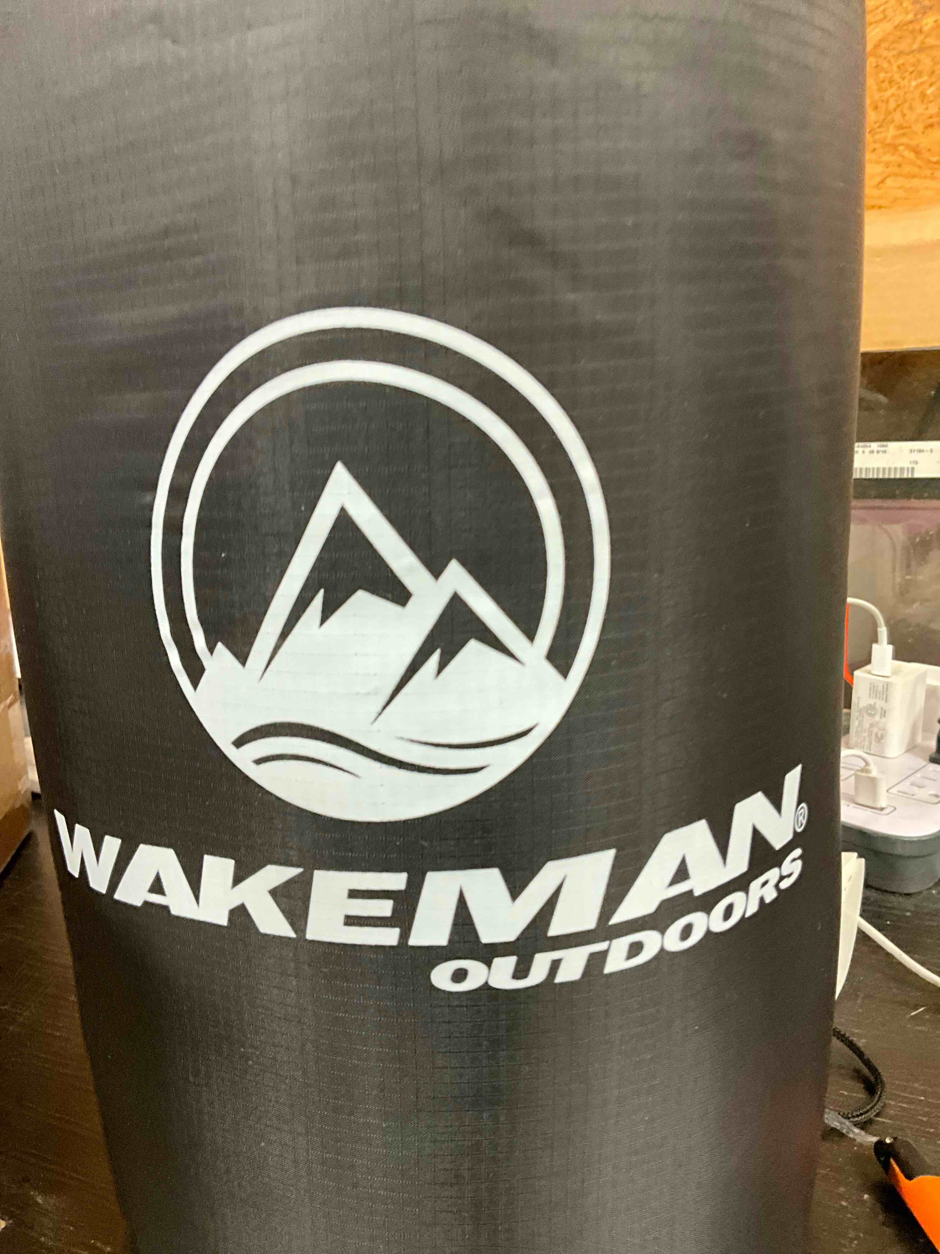 Condition photo showing New/Like New for Mummy Sleeping Bag 83 in. L x 28 in. W, Water-Resistant Adult Cold Weather Sleeping Bag Rated to 10°F (Black)