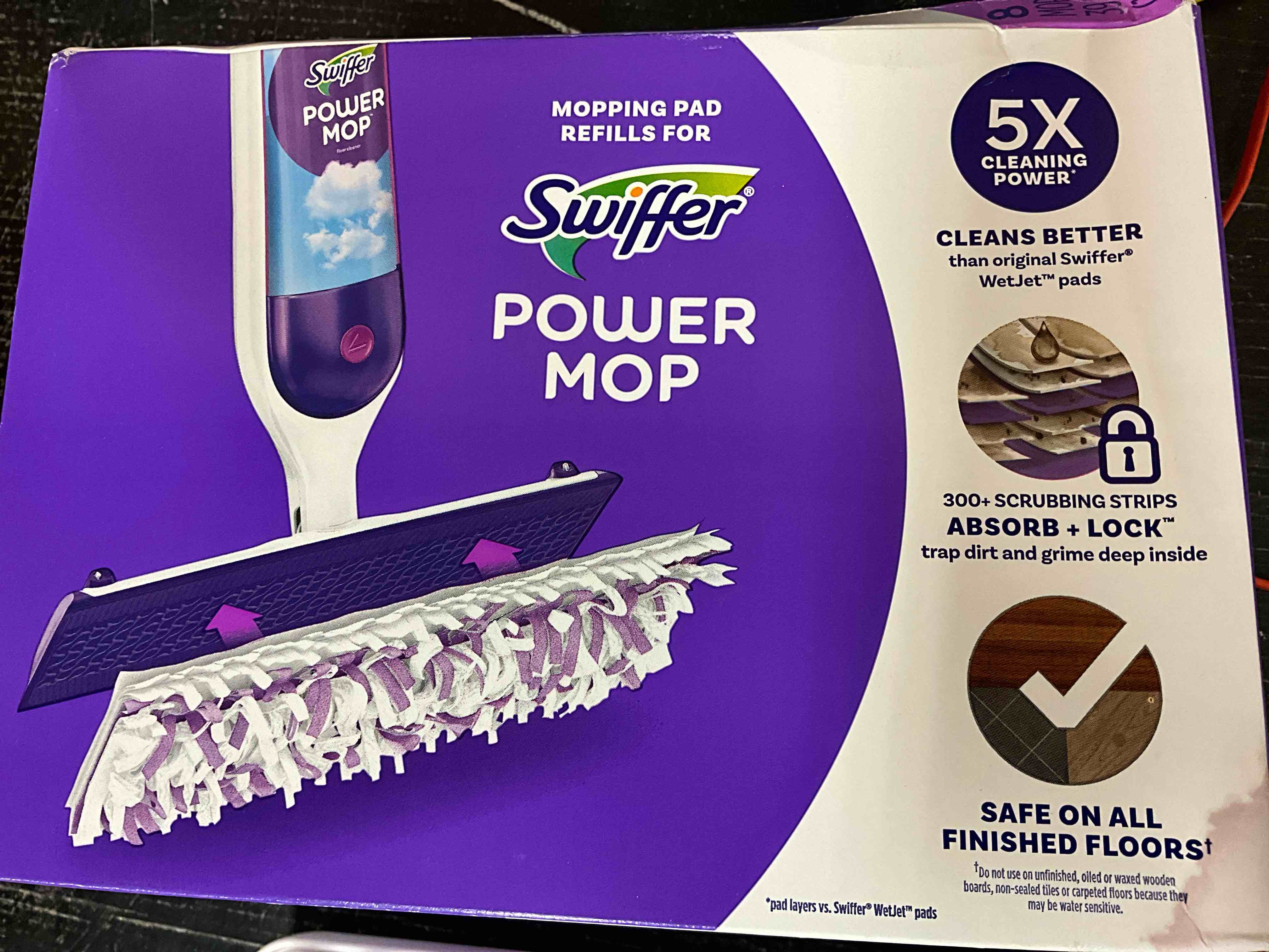 Condition photo showing Good Condition for Swiffer Power Mop Mopping Pad Refills (8-Count)