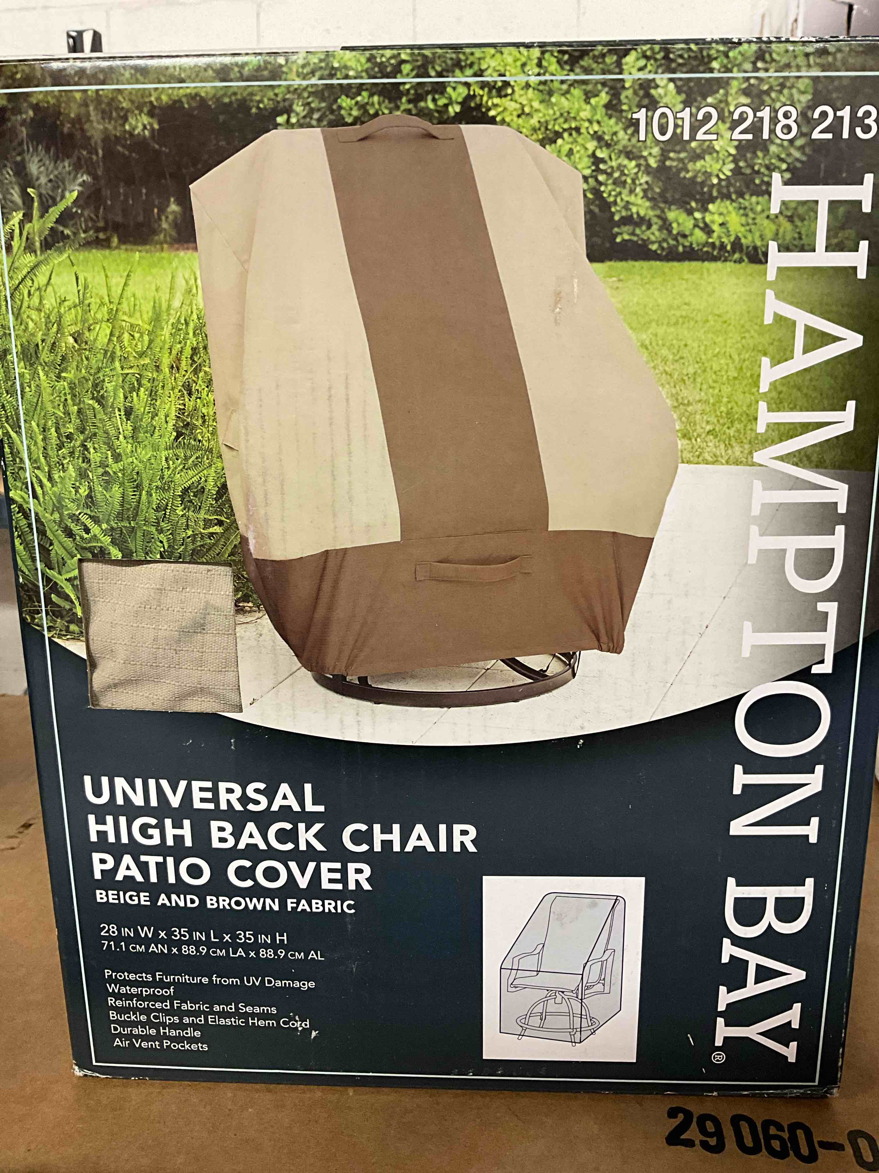 Condition photo showing New/Like New for High Back Outdoor Patio Chair Cover