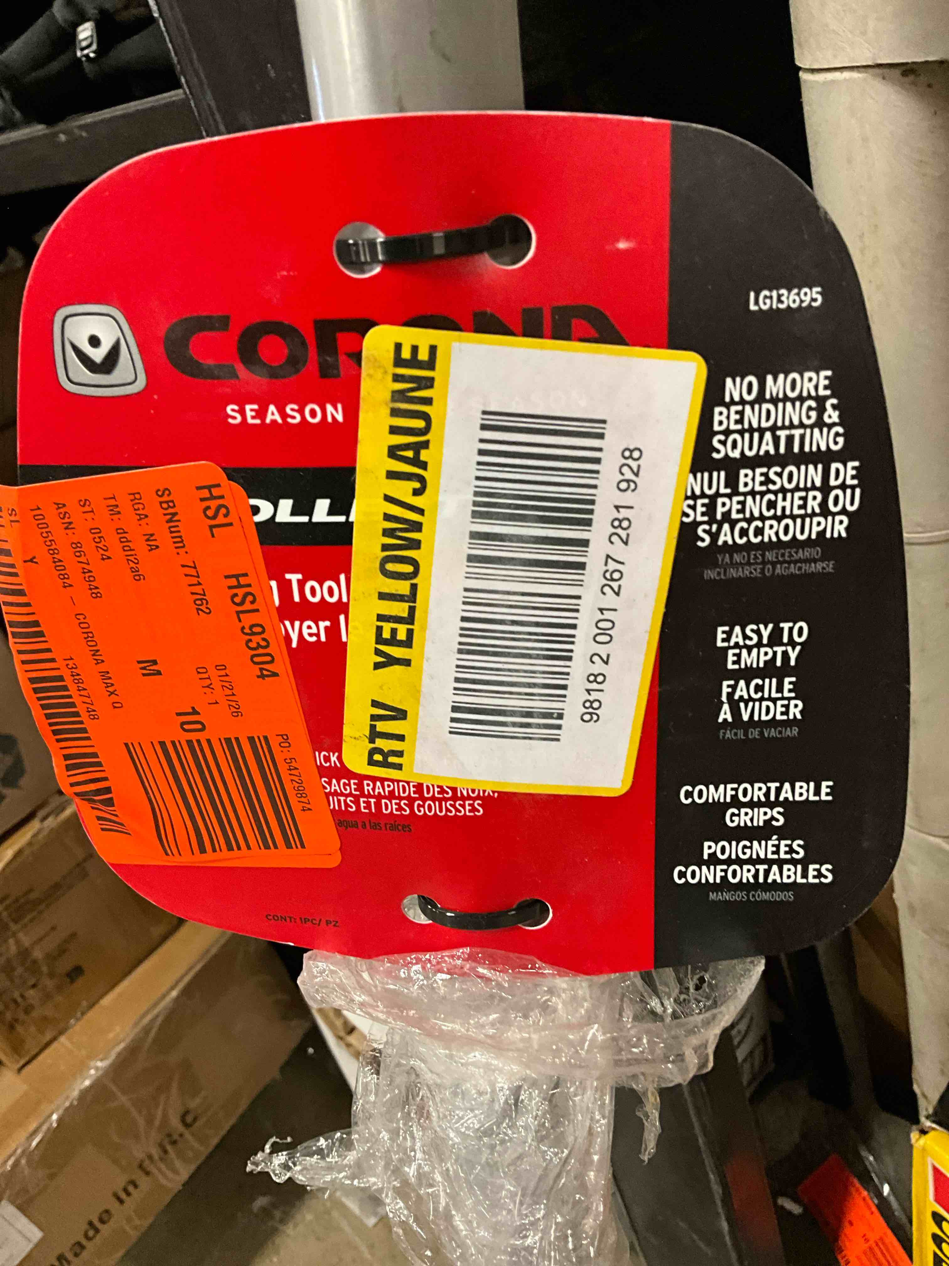 Condition photo showing New/Like New for Corona MAX 48 in. QuickCOLLECTOR Nut Gatherer with Carbon Steel Handle