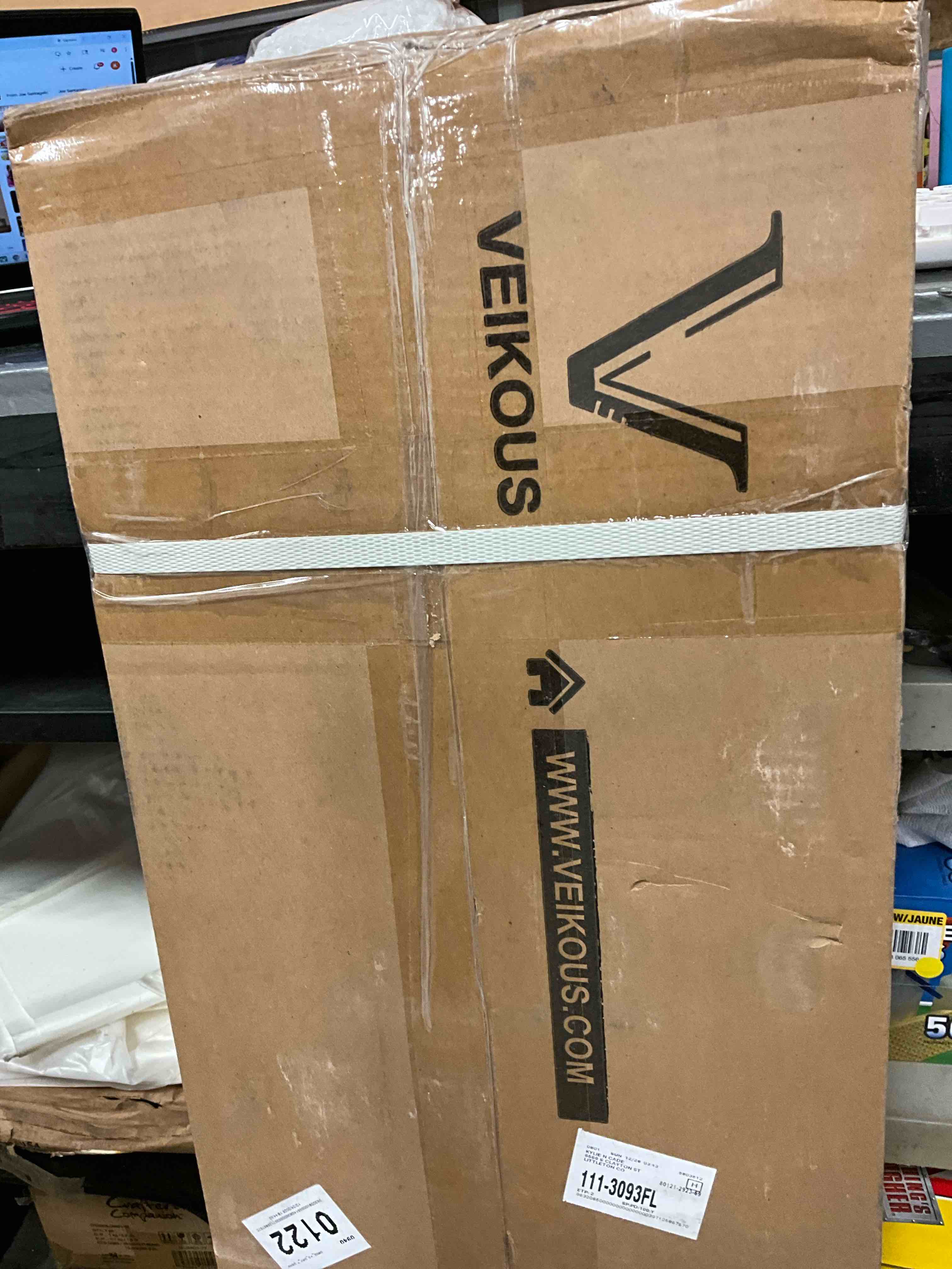 Condition photo showing New/Like New for 48 in. x 24 in. x 33 in. Cedar Wood Raised Garden Bed with Lockable Wheels, Liner