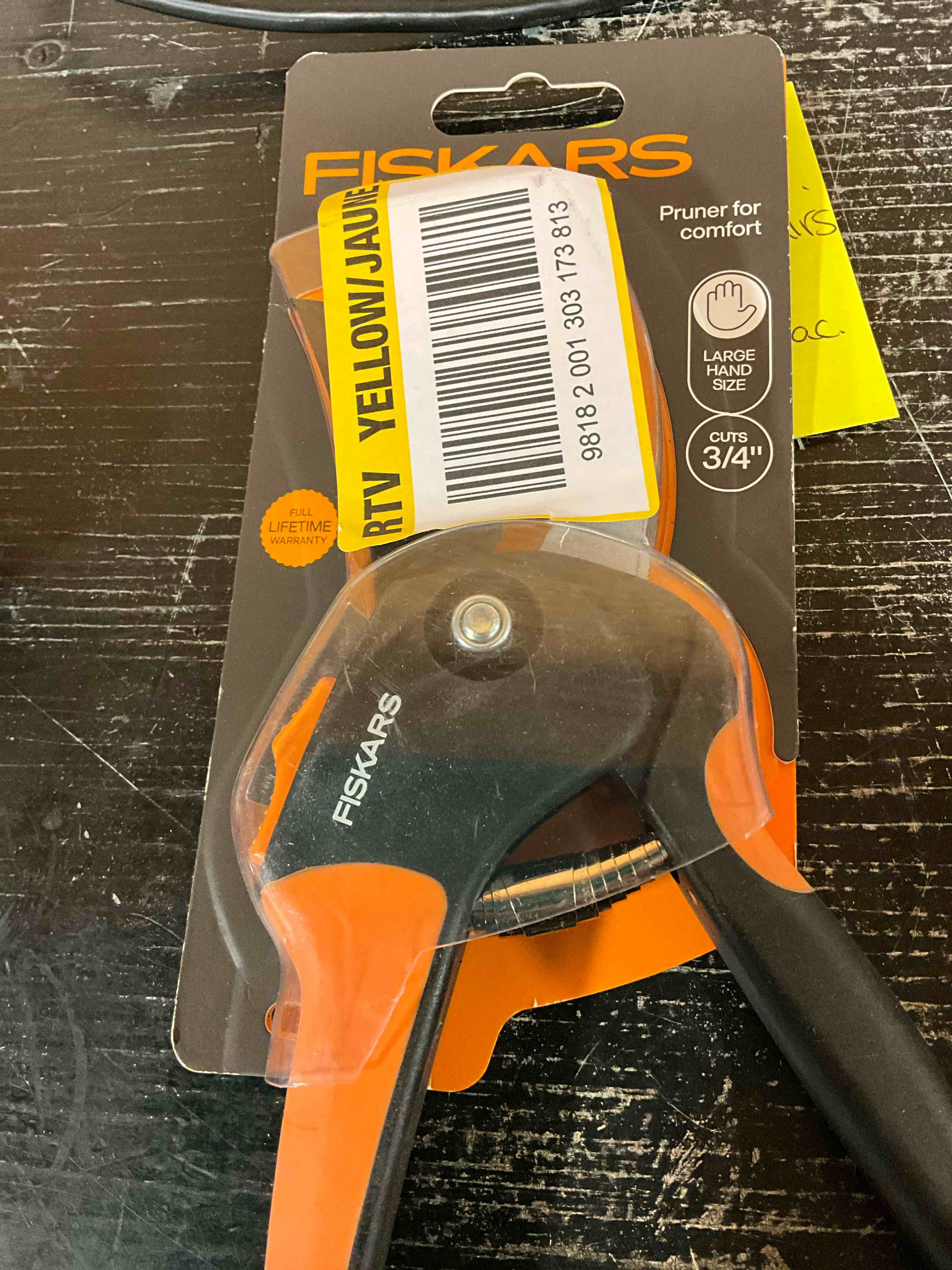 Condition photo showing New/Like New for Blade Slightly Bent. 3/4 in. Cut Capacity 9.4 in. Steel Blade Bypass Pruning Shears with SoftGrip Handles
