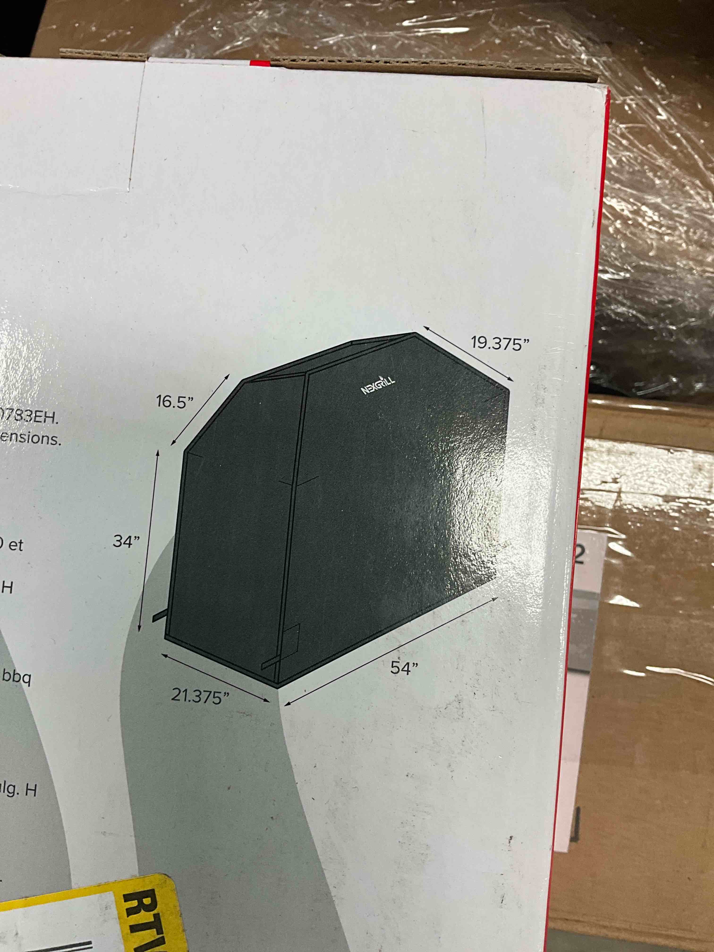 Condition photo showing New/Like New for nexgrill 52” grill cover with full length weather protection pack