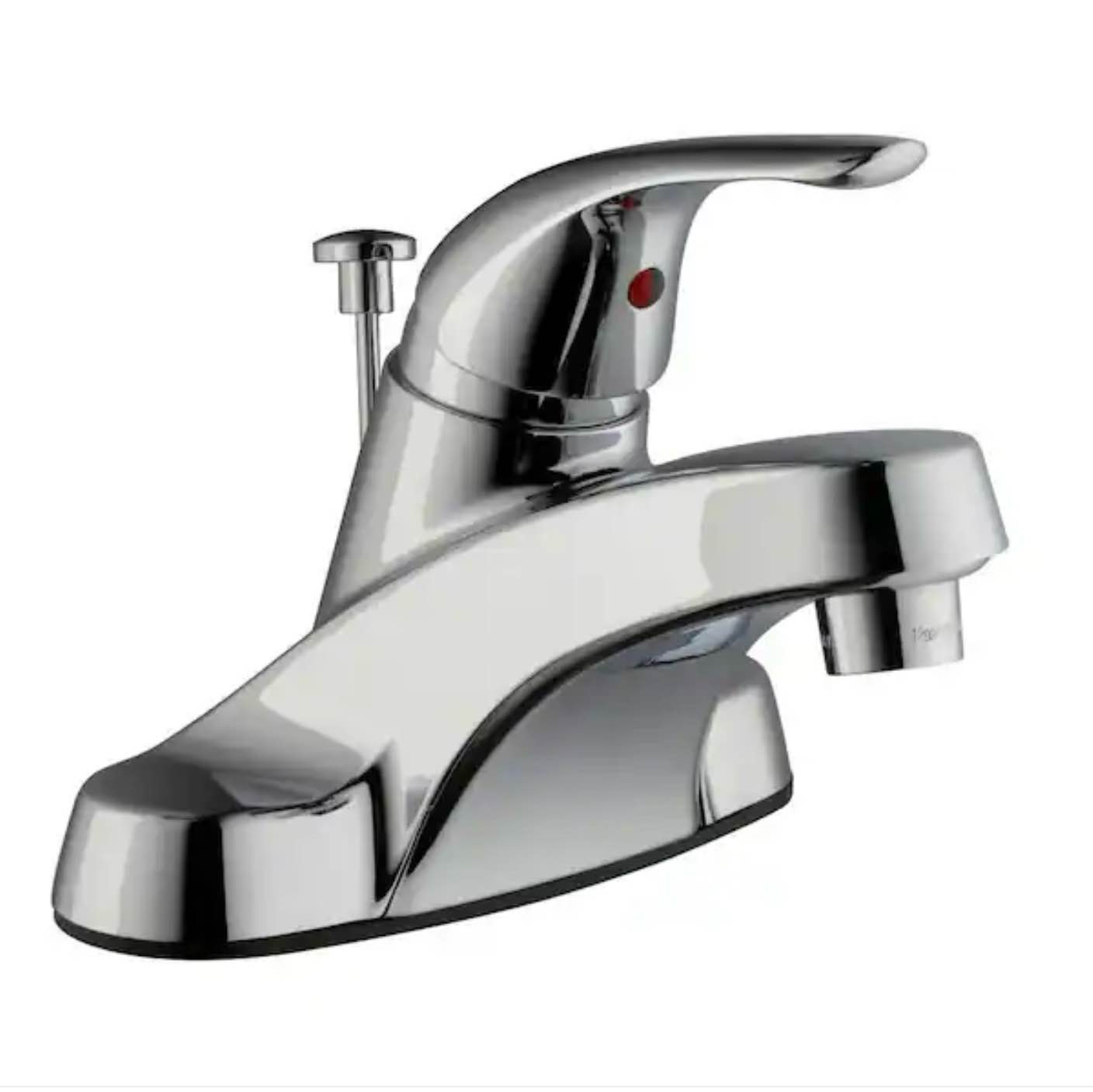 Aragon 4 in. Centerset Single-Handle Low-Arc Bathroom Faucet in Polished Chrome