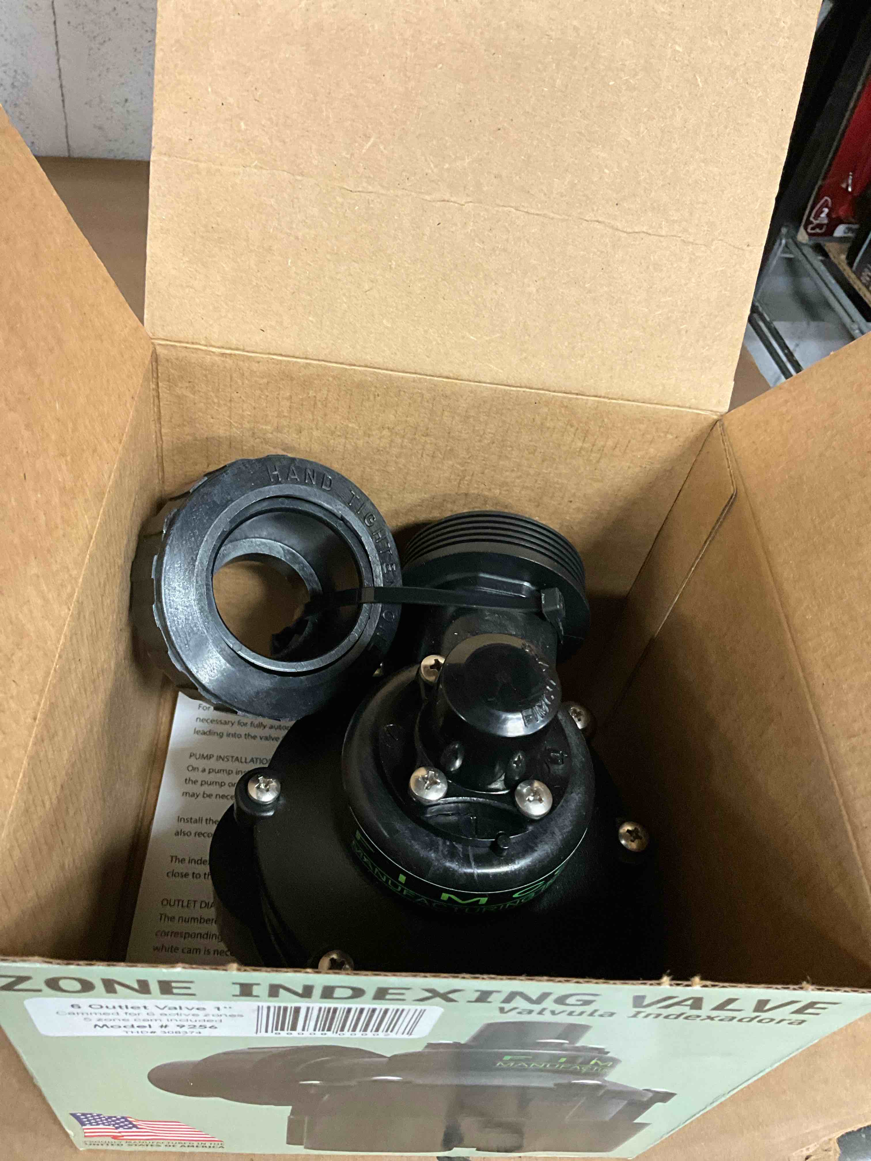 Condition photo showing New/Like New for fimco manufacturing inc. 1” 6 outlet mini indexing valve with 5 and 6 zone cams model# 9256-1006