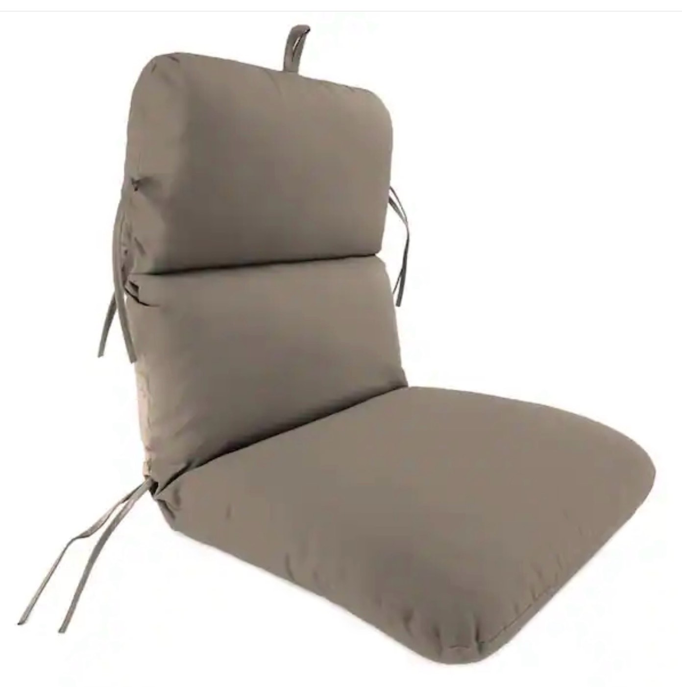 45 in. l x 22 in. w x 5 in. h rectangular outdoor chair cushion in sunbrella cast shale
