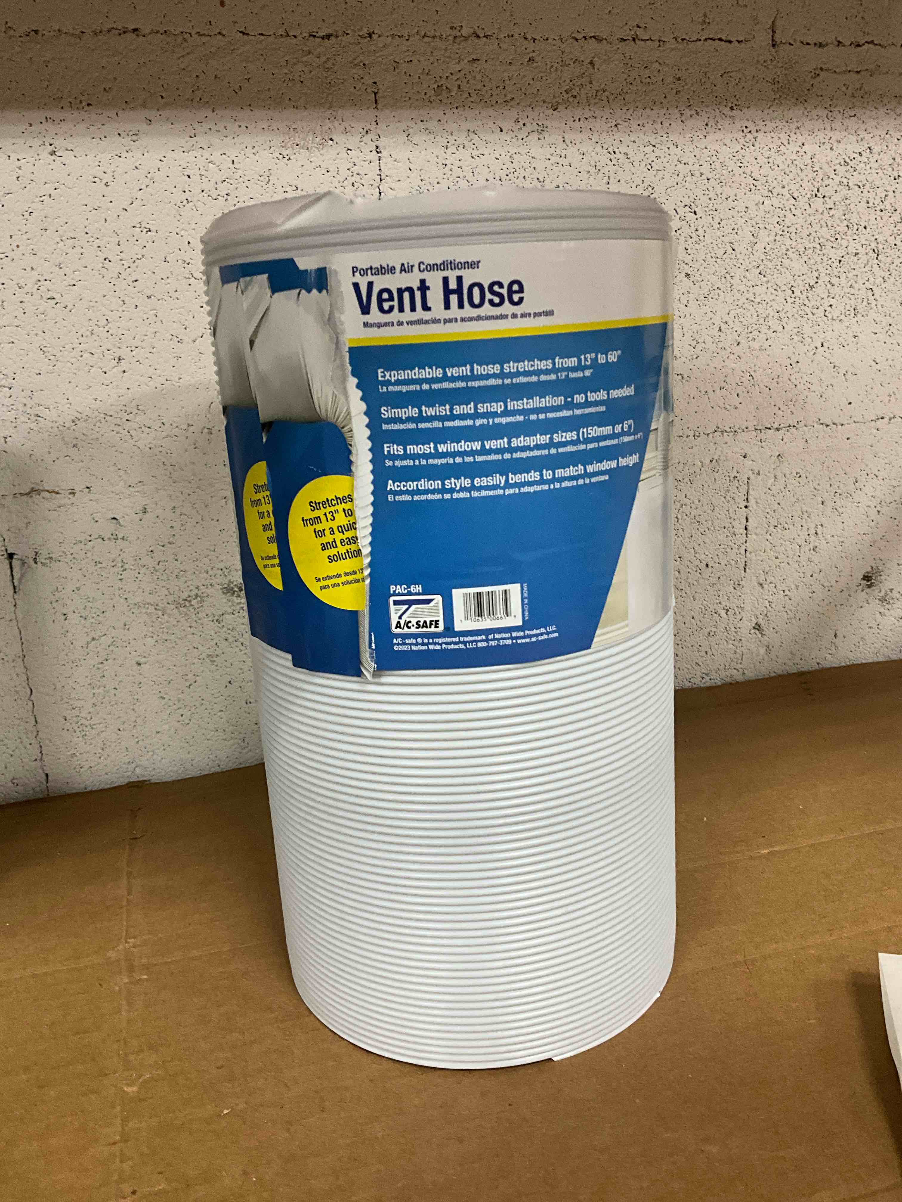 Condition photo showing New/Like New for ac 6" diameter vent hose