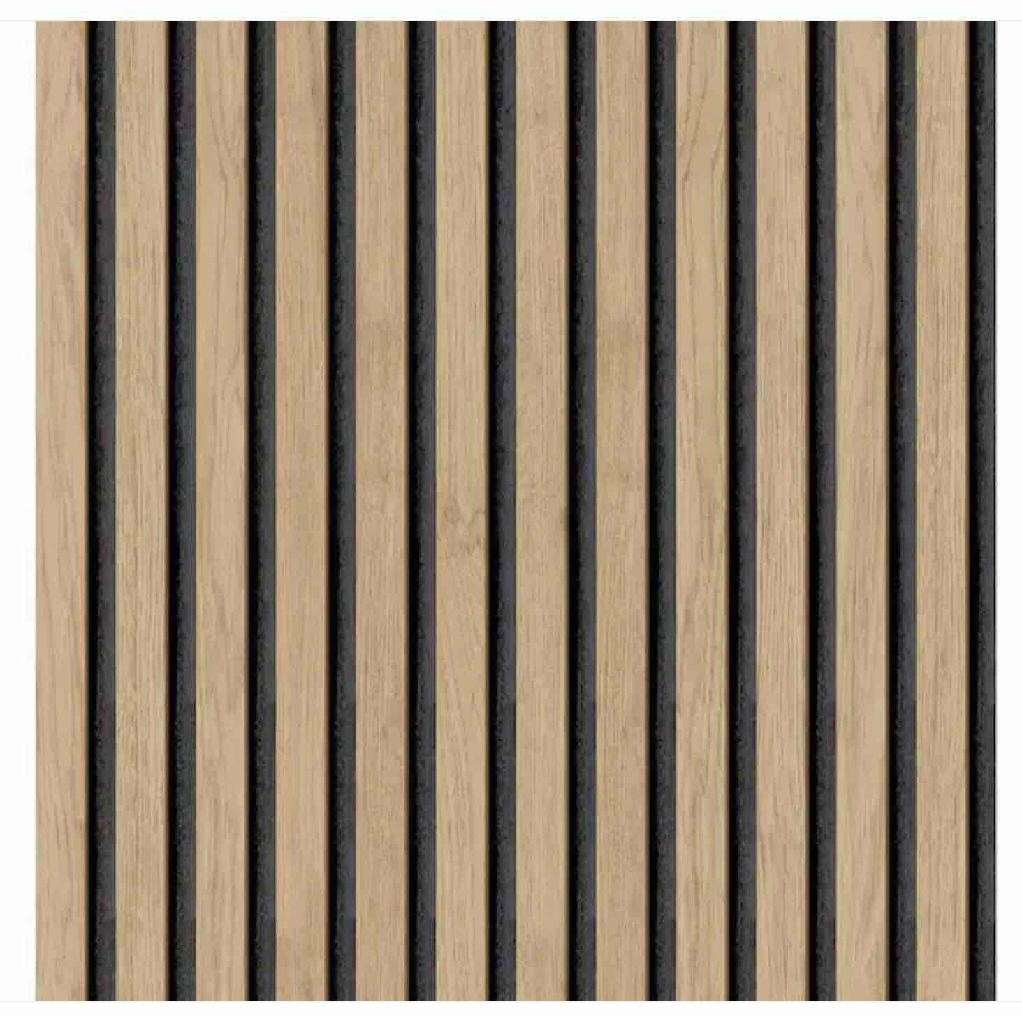 faux wood slat natural peel and stick wallpaper