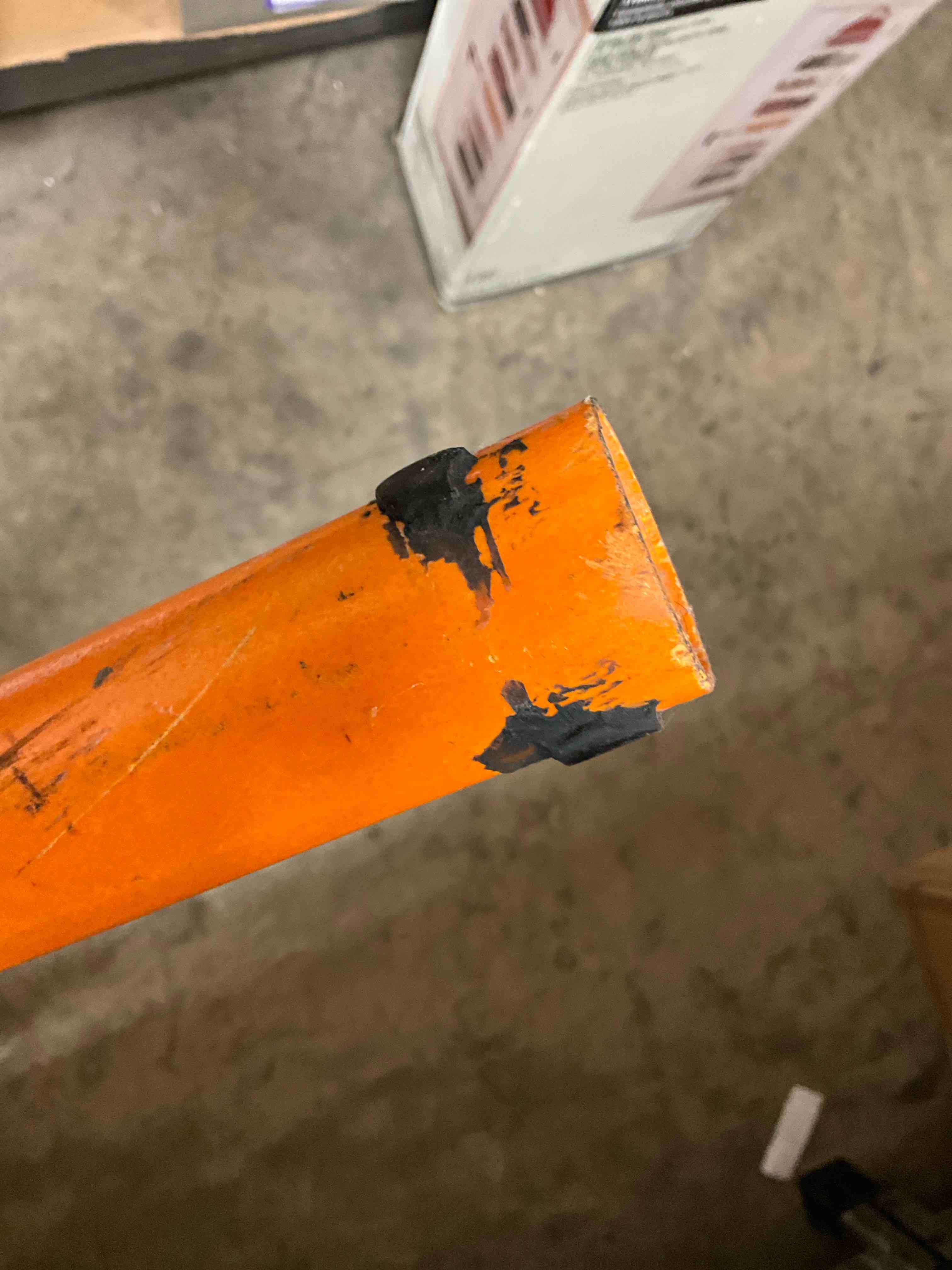 Condition photo showing Good Condition for fiskars 7ft-14ft power-lever extendable pole saw and tree pruner, lawn and garden tools, black/orange