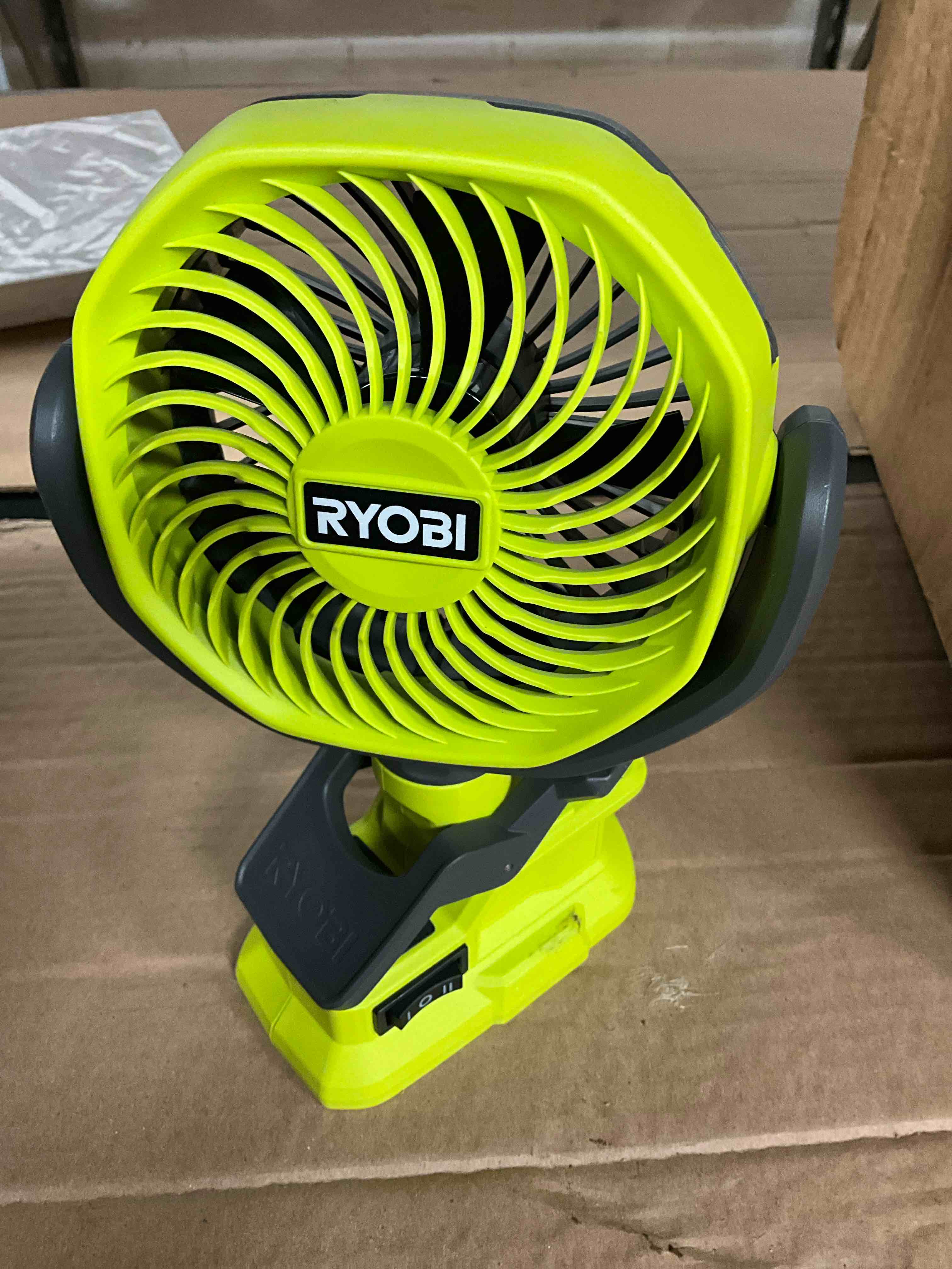 Condition photo showing Good Condition for out of original packaging. one+ 18v cordless 4 in. clamp fan (tool only)