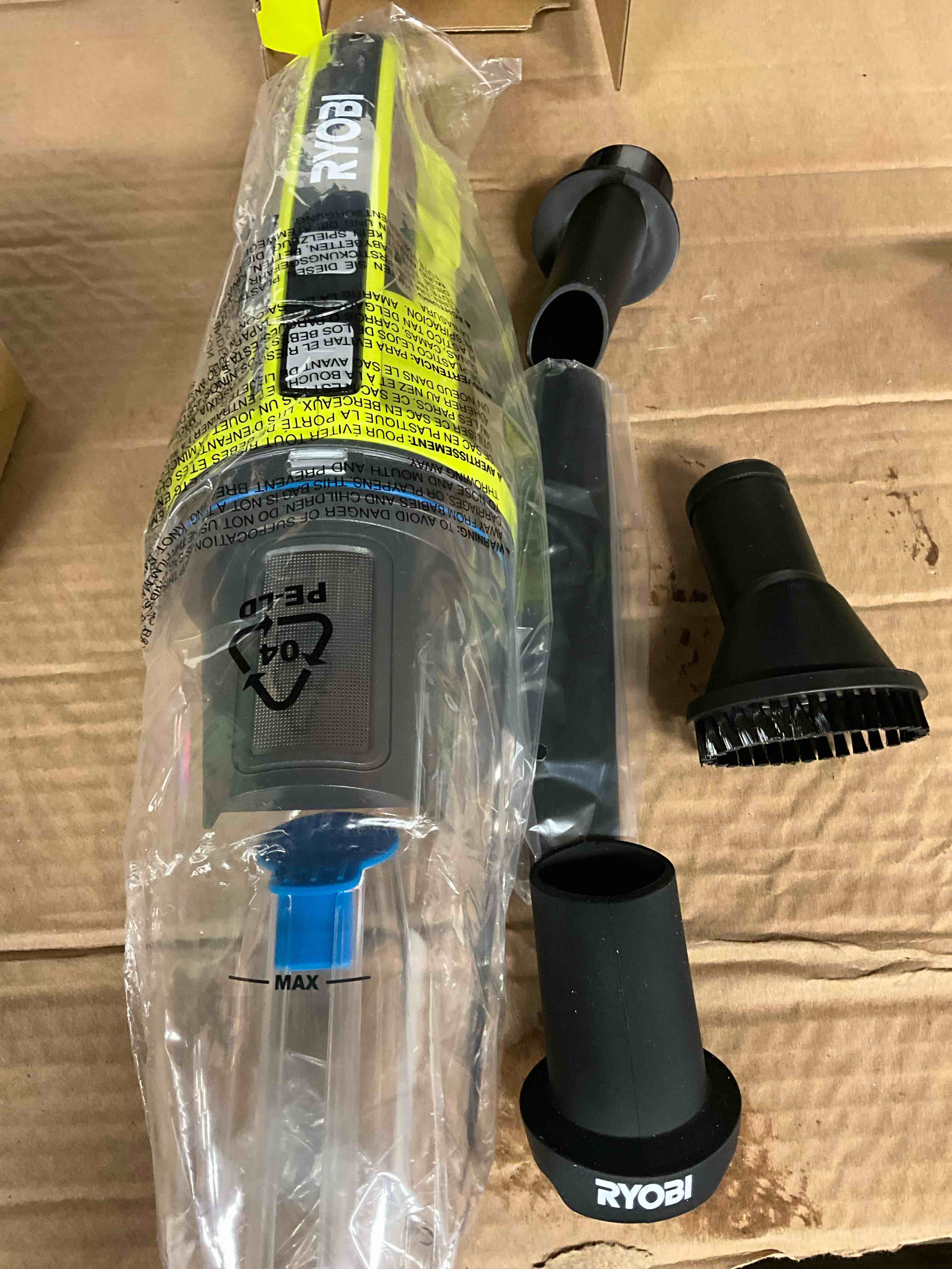 Condition photo showing New/Like New for pacroban one+ 18v cordless wet/dry hand vacuum (tool only)