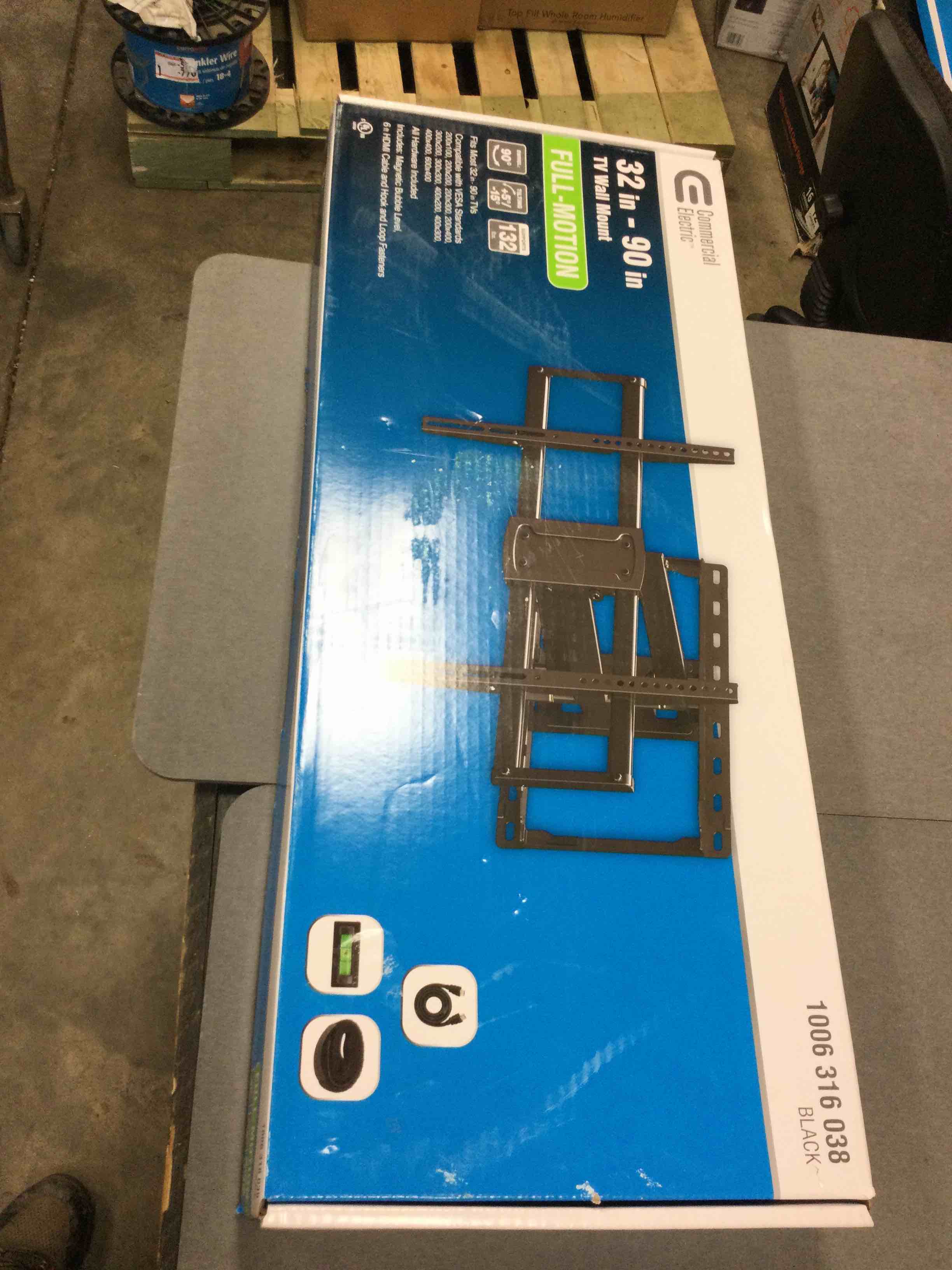Full Motion Wall Mount for 32 in. to 90 in. TVs