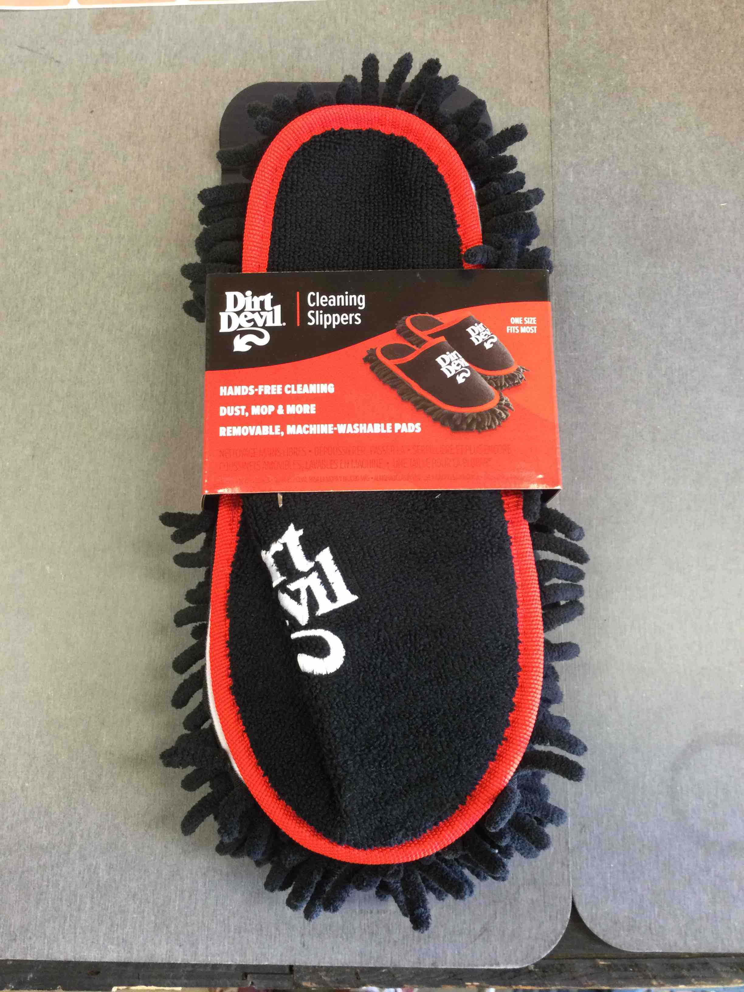 Dirt Devil Microfiber Cleaning Slippers 1 pk