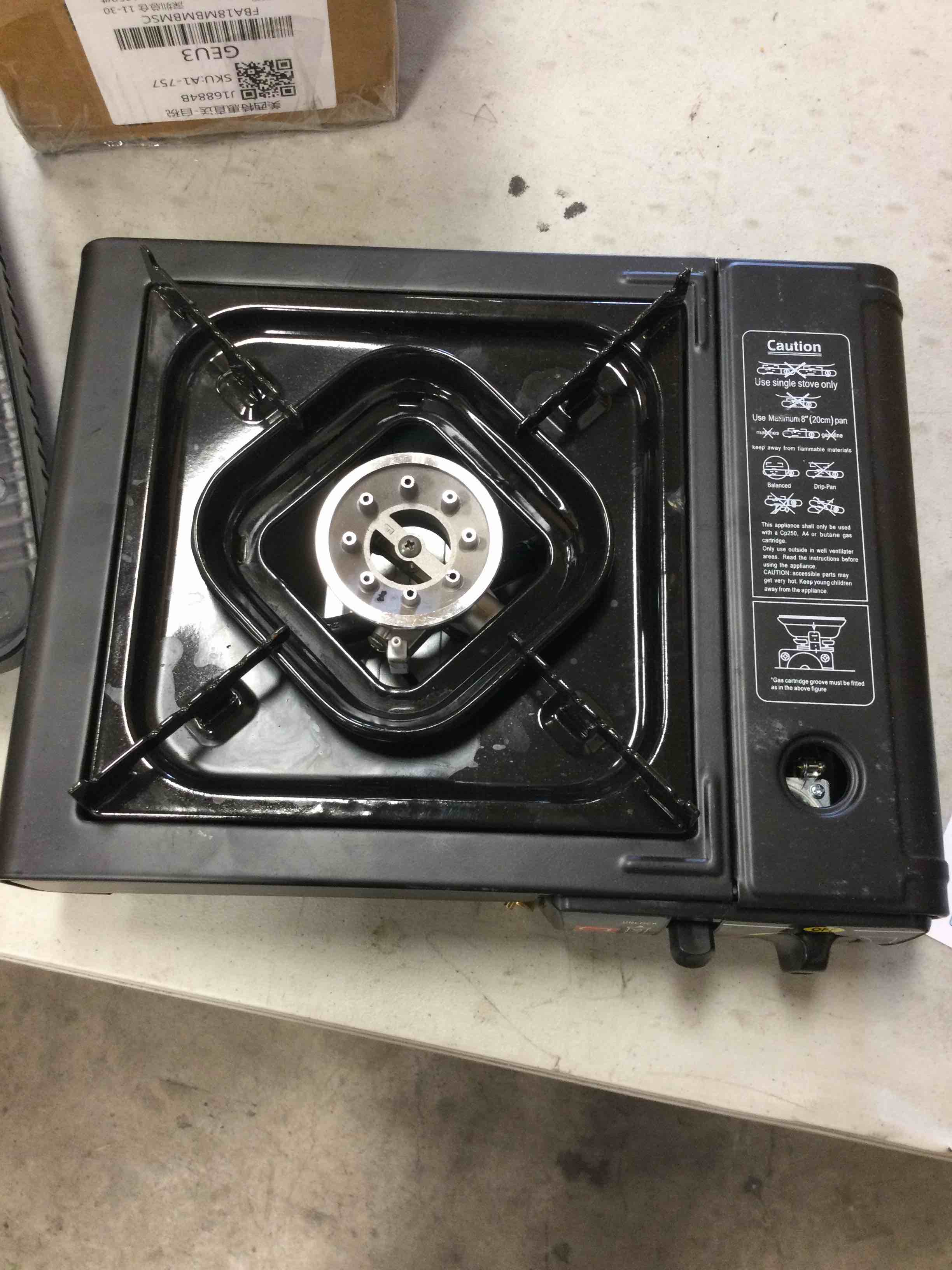 BBQ Grill Butane Camping Stove (Only Portable Gas Stove with Case) Ideal for Outdoor Cooking/Camping/Road Trips, Precise Heat Contro l Outdoor camp