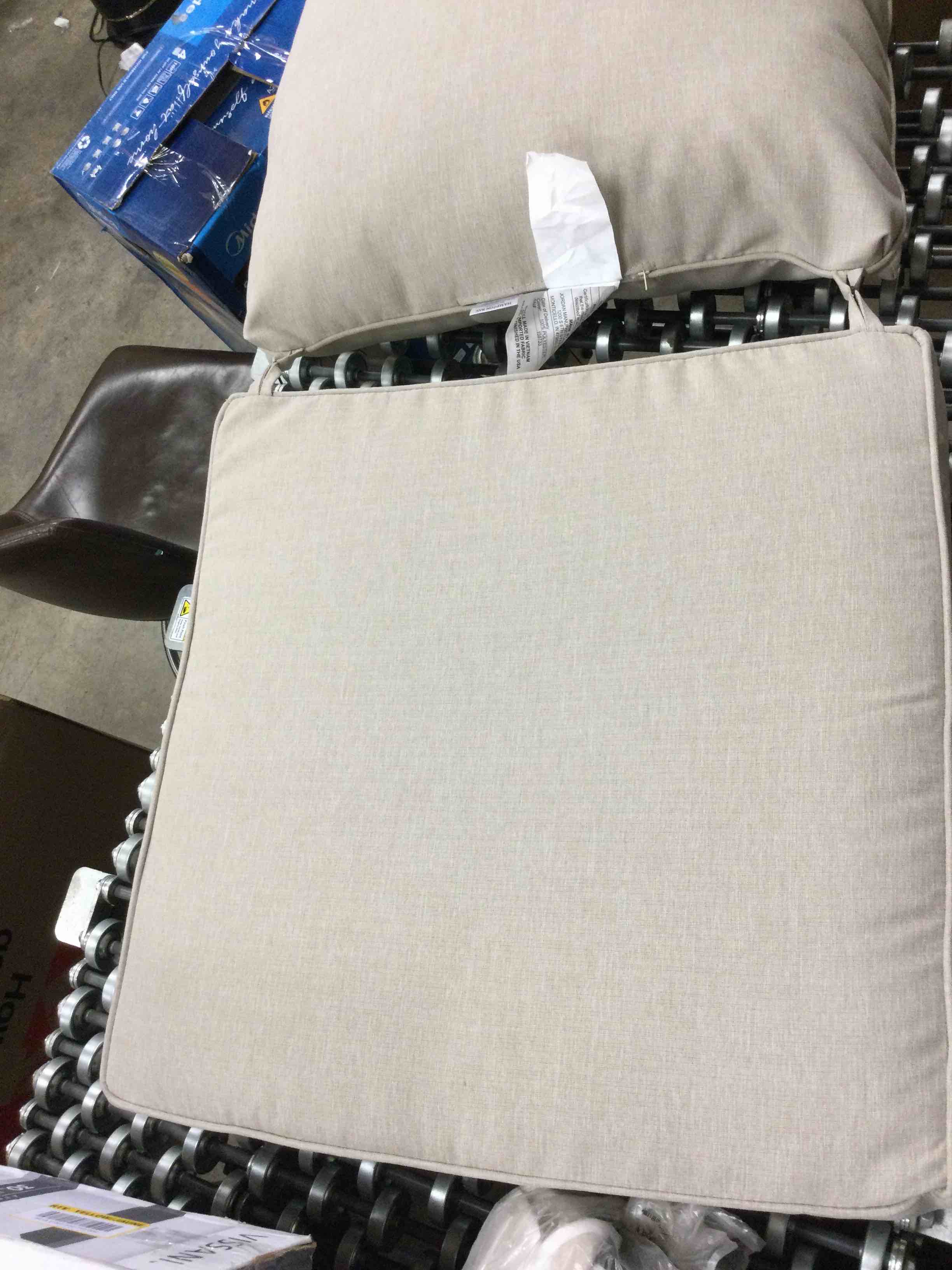 24 in. W x 24 in. D Deep Seat Universal Outdoor Cushion in Putty Beige