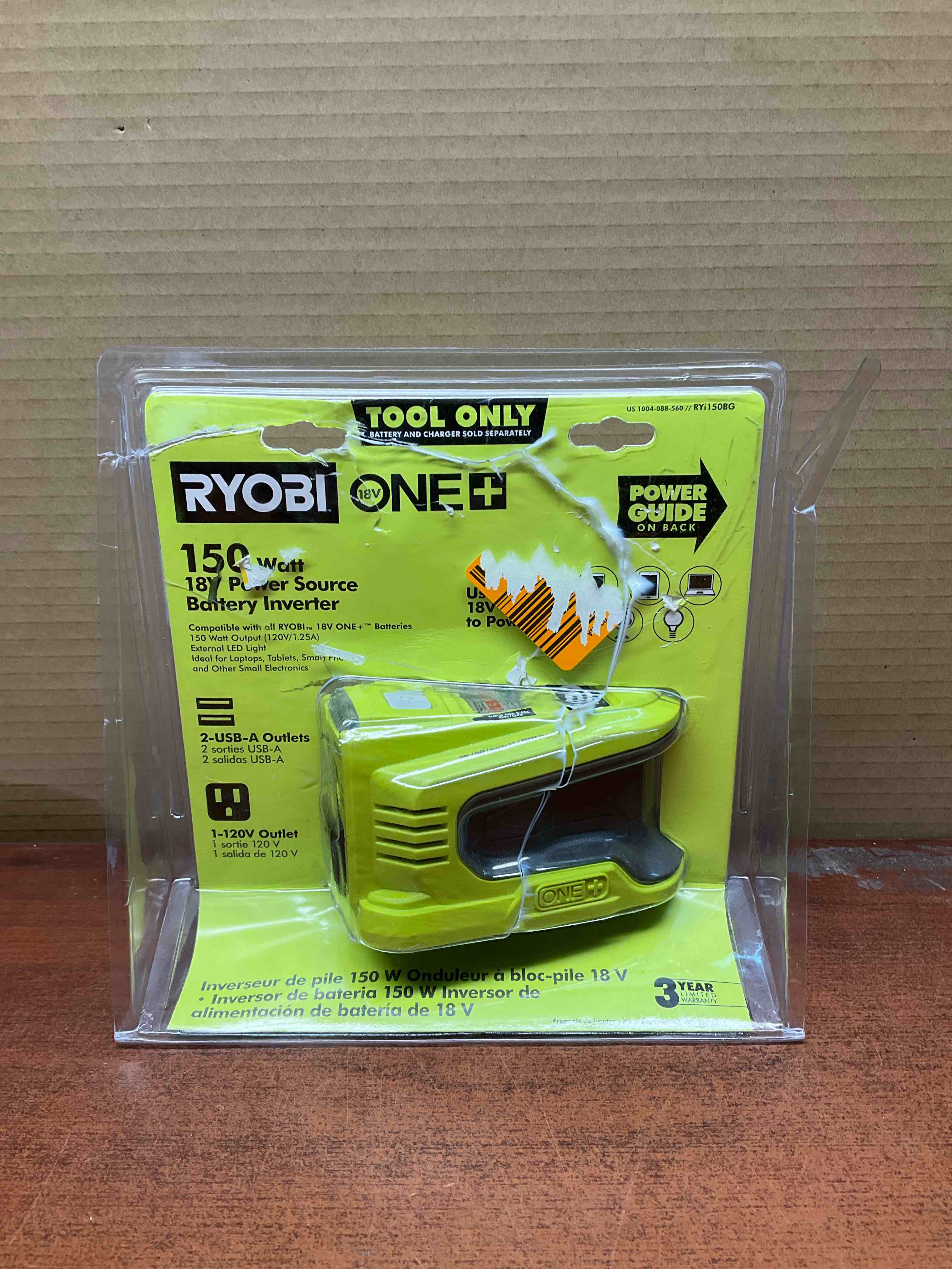 18-Volt ONE+ 150-Watt Powered Inverter Generator