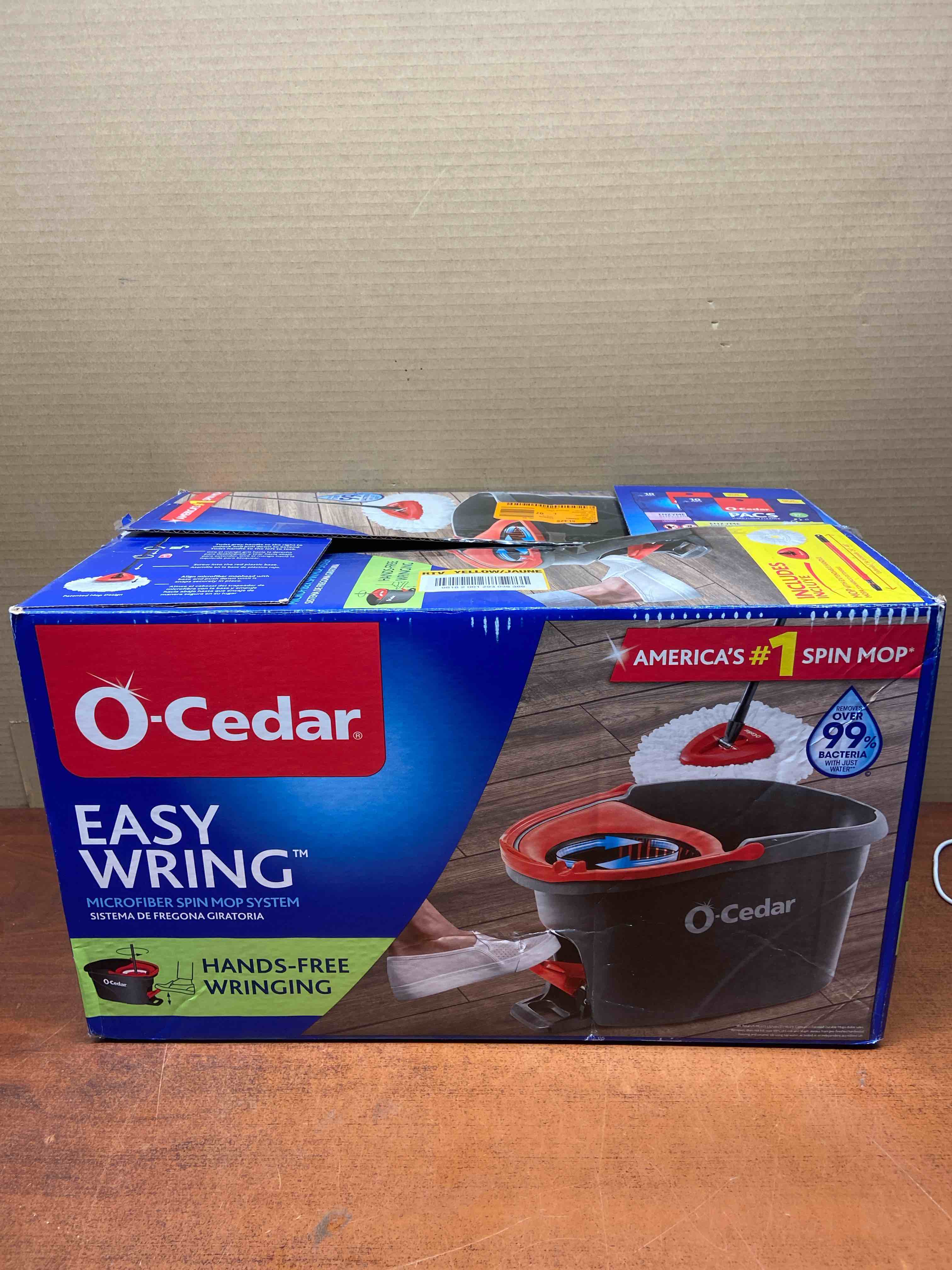 O-Cedar EasyWring Spin Mop and Bucket System