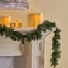9ft Hillcrest Battery operated noble Fir pre lit garland 