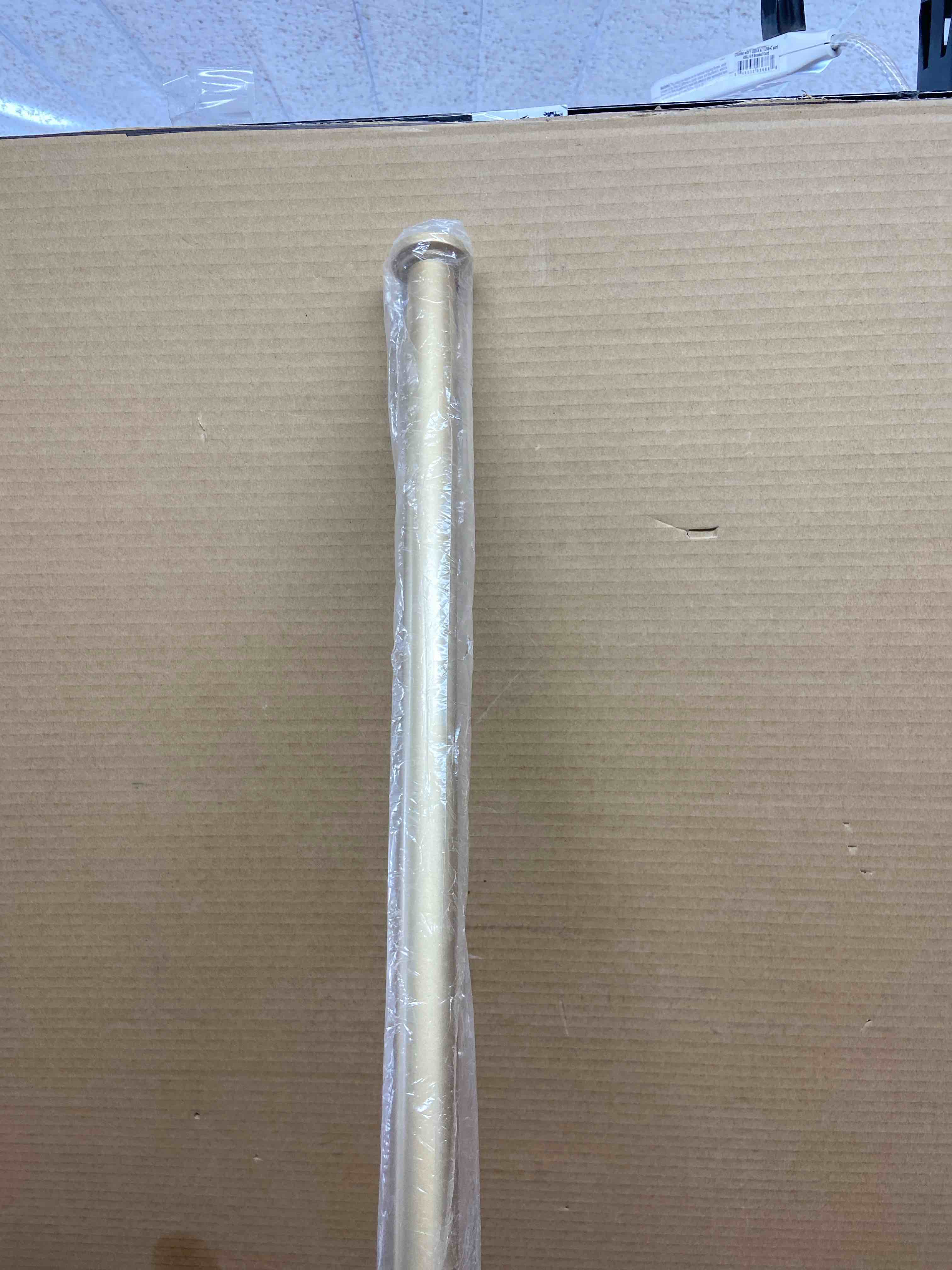 shower curtain Rod 35”x 60” light gold 