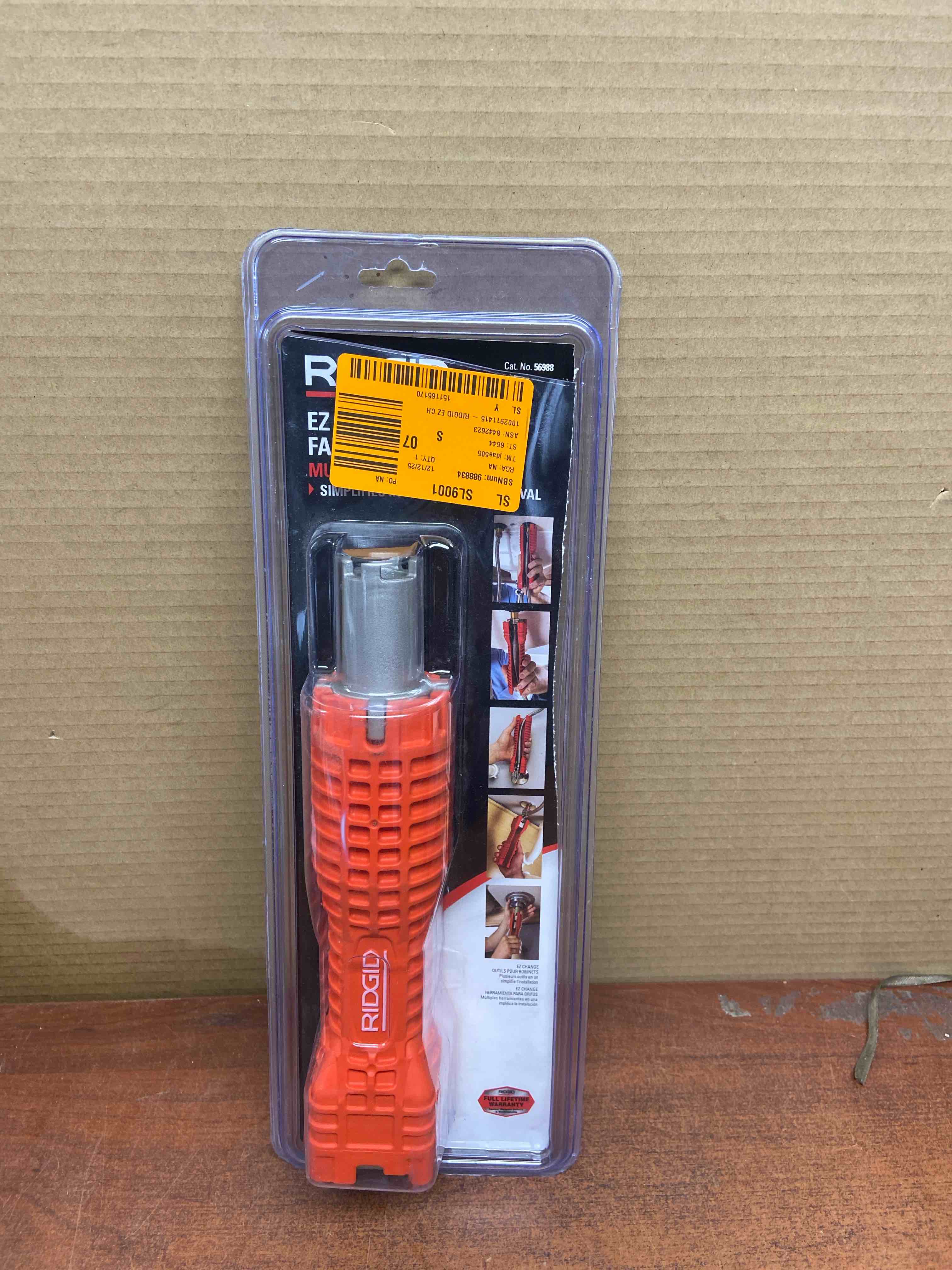 RIDGID EZ Change Faucet Tool