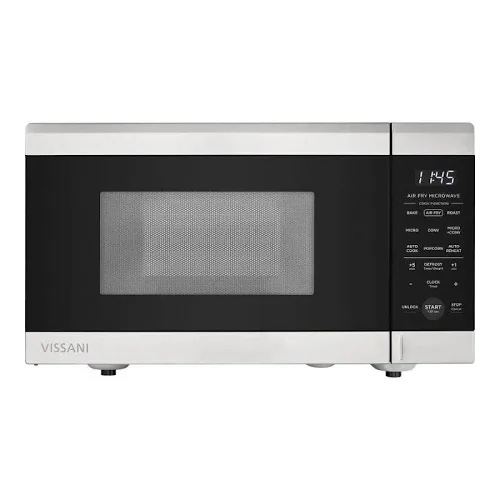 19 in. 0.9 cu. ft. 900-Watt Countertop Microwave Oven in Stainless Steel with Convection and Air Fry