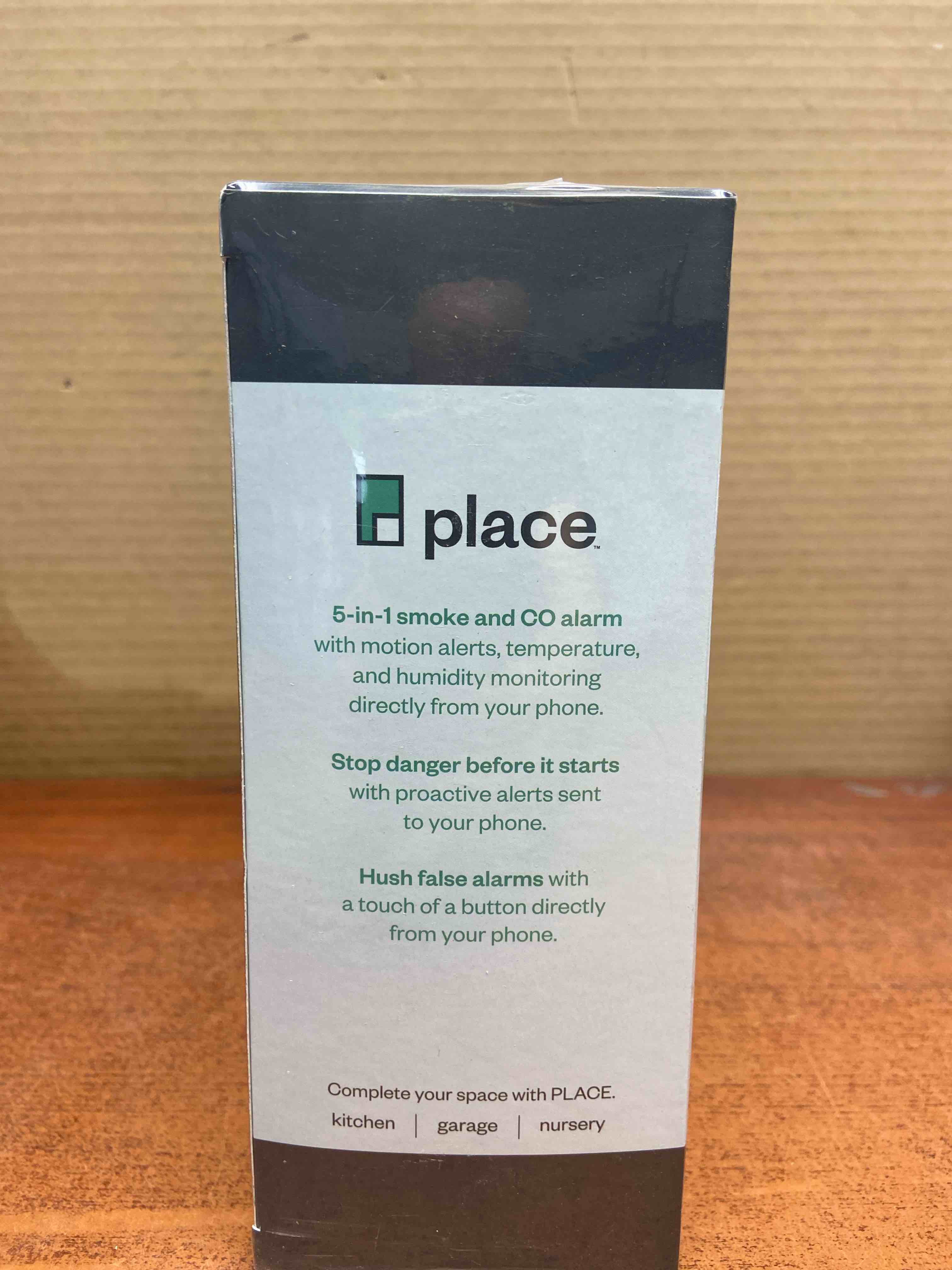 Condition photo showing New/Like New for any space-smart smoke and carbon monoxide detector and alarm-hardwired with battery backup pl1as