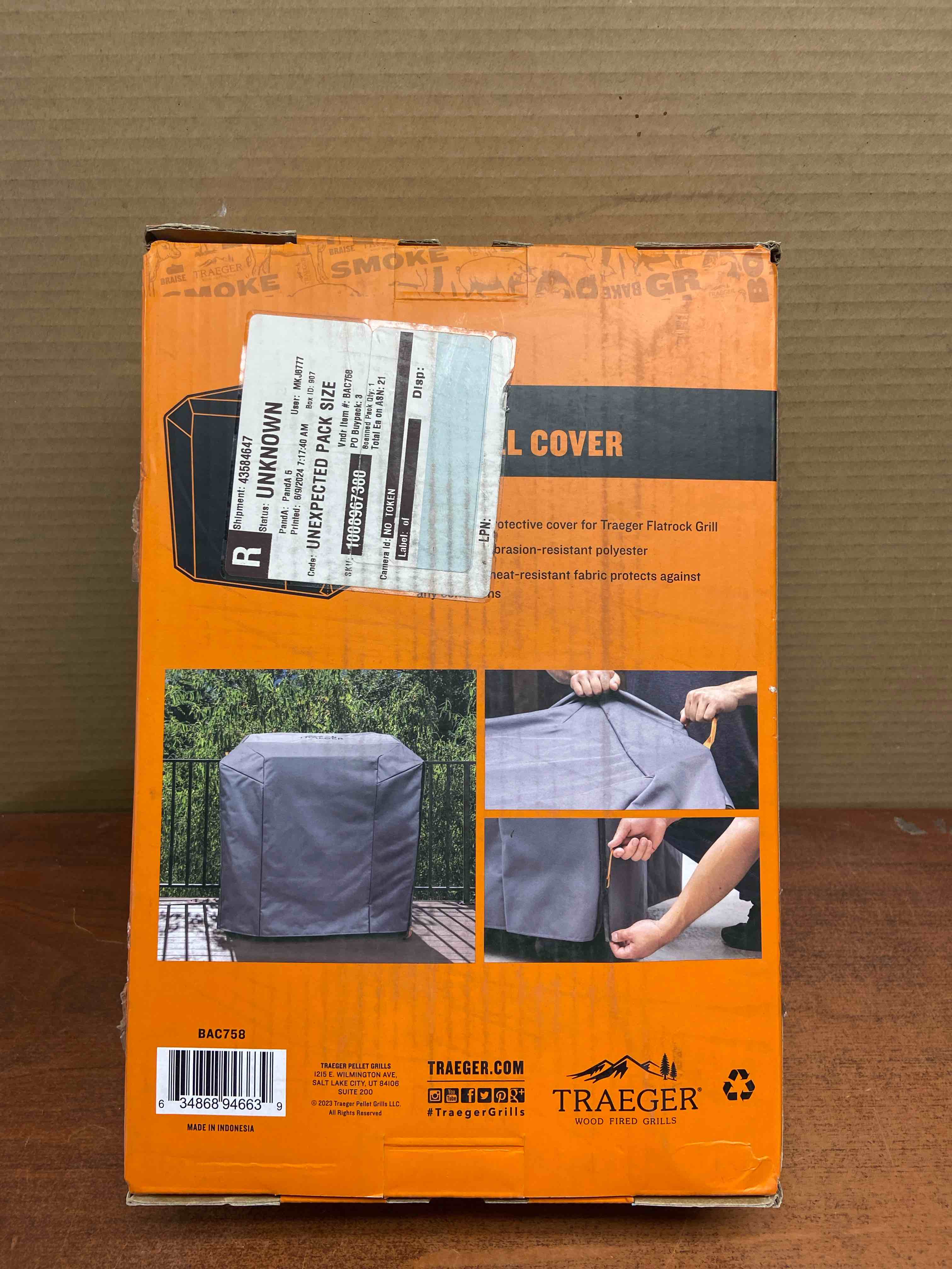 Condition photo showing New/Like New for flatrock flat top grill cover